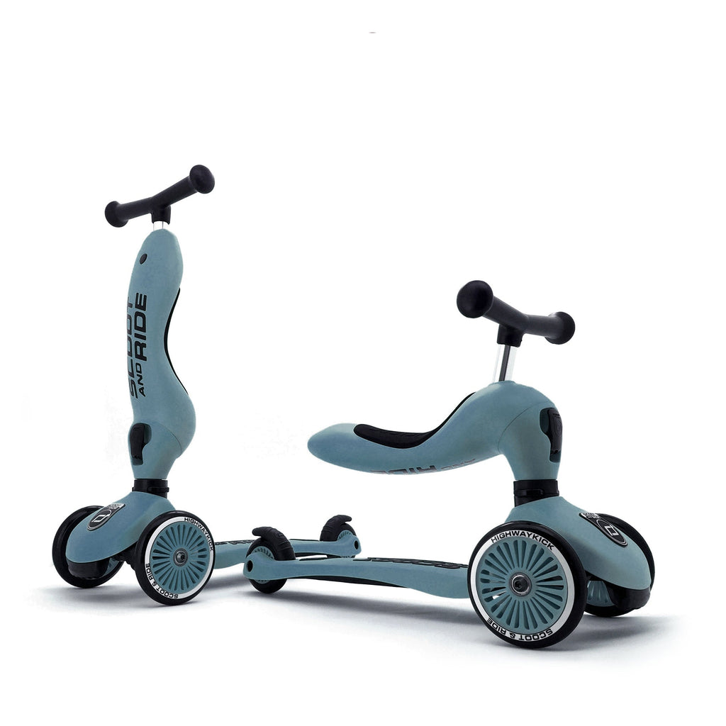 Scoot and Ride Highwaykick 1 Scooter and Ride On Toy Steel | Playroom Avenue