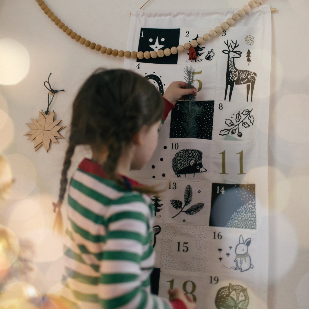 Wee Gallery Festive Friends 24 Pocket Advent Calendar | Playroom Avenue