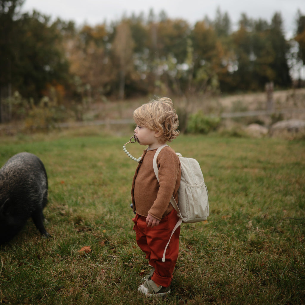 Mushie Silicone Pacifier Clip | Hera | Playroom Avenue