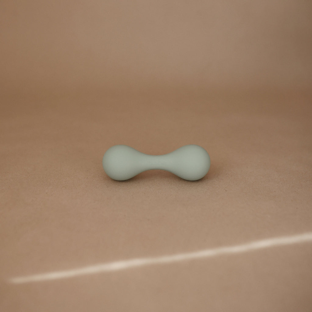 Mushie Silicone Baby Rattle Toy | Playroom Avenue