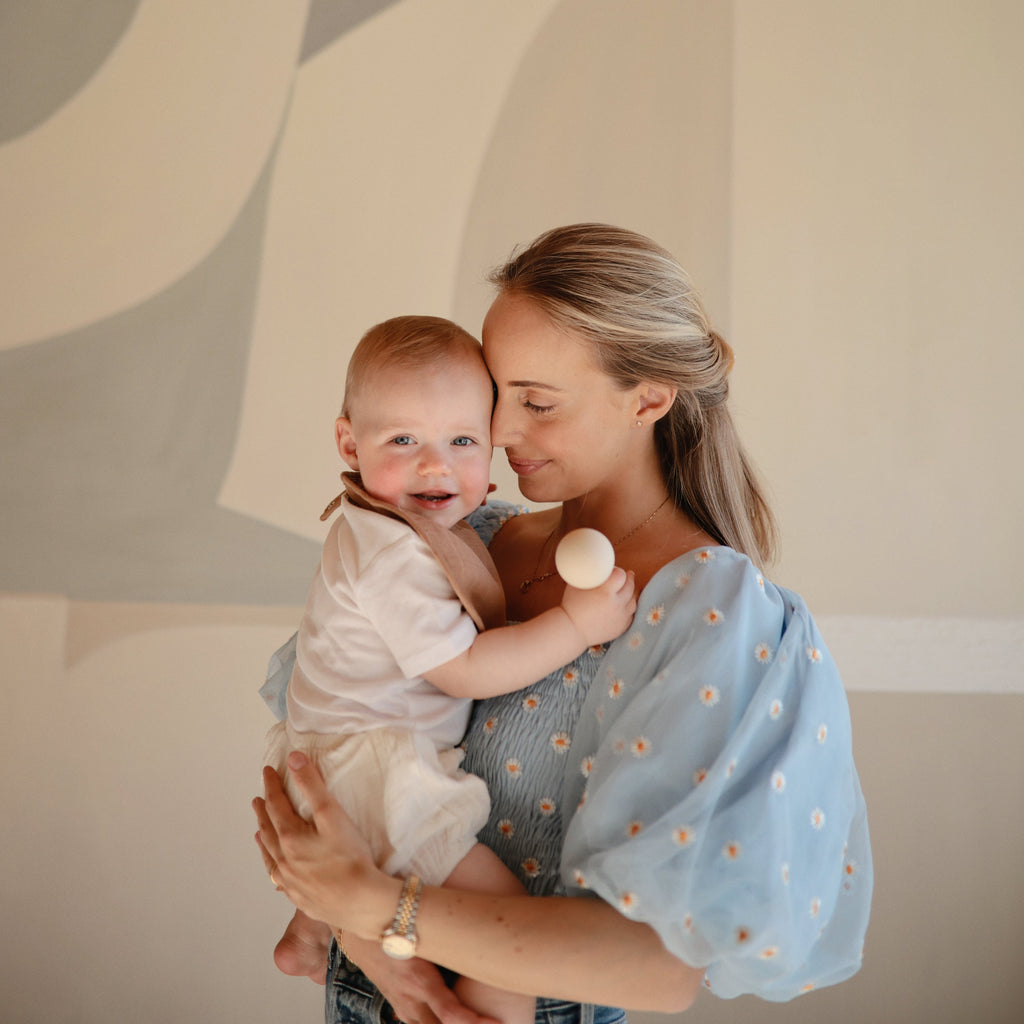 Mushie Silicone Baby Rattle Toy | Playroom Avenue