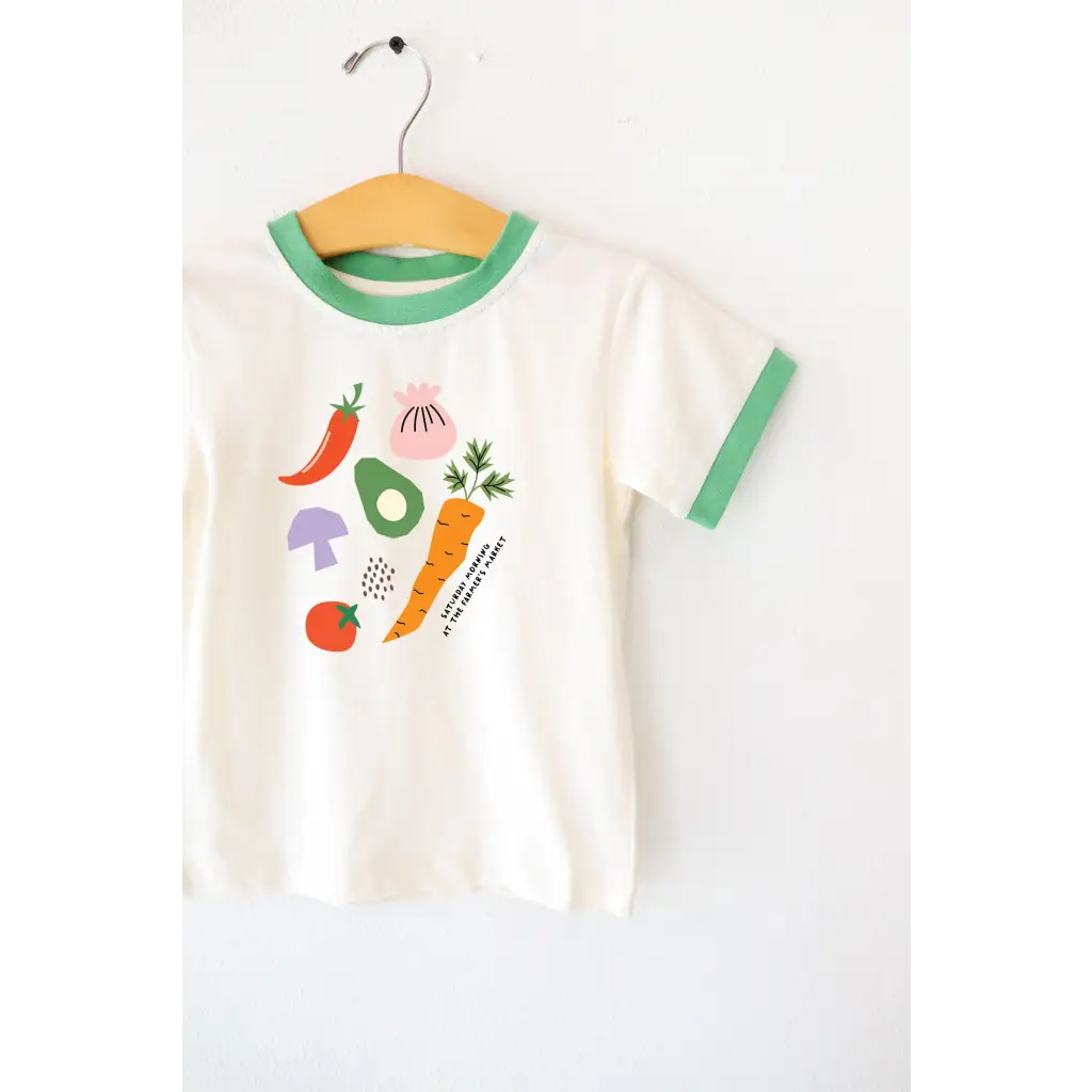 Polished Prints Farmer's Market Kids Graphic T-Shirt | Playroom Avenue