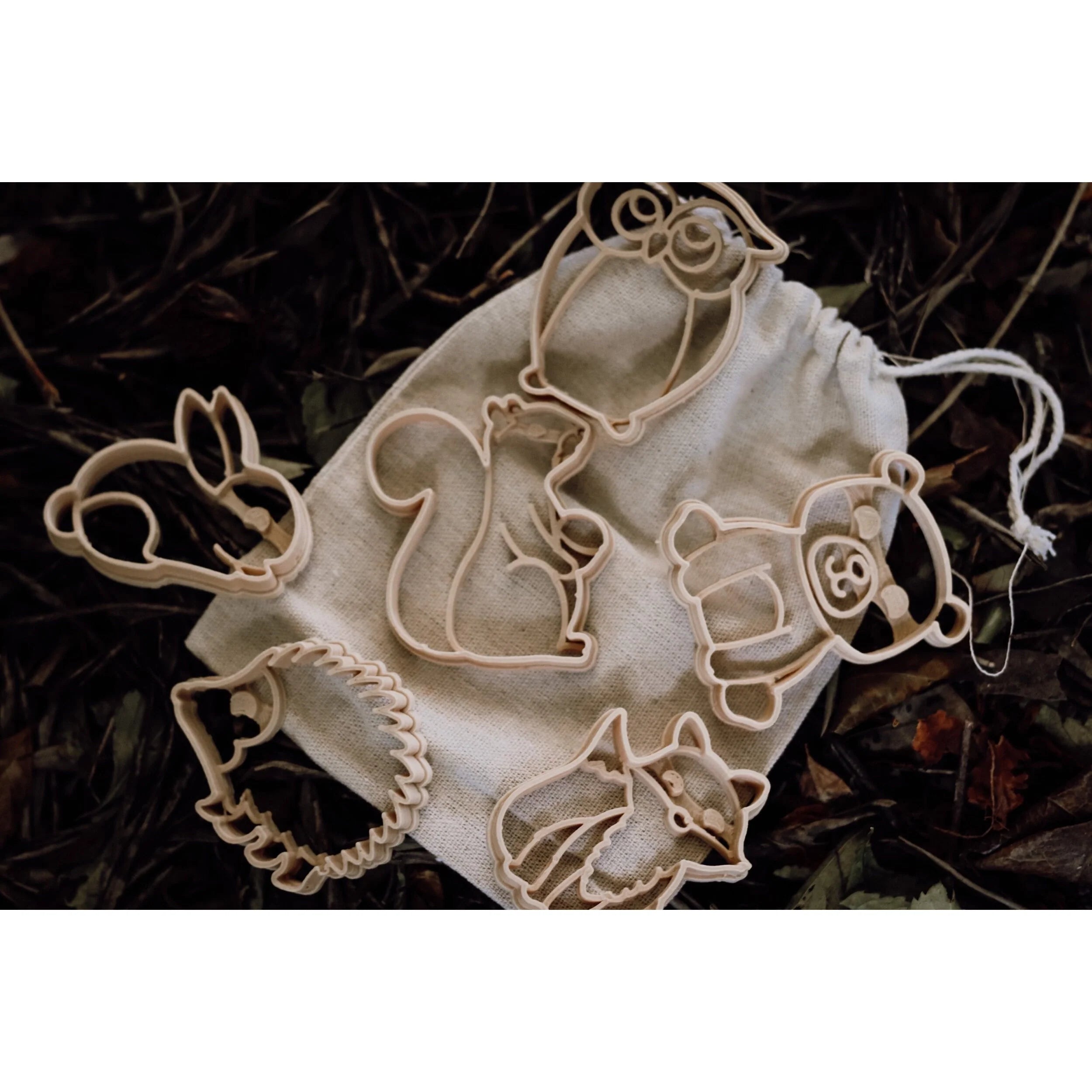 Mini Woodland Animals Eco Cutter Set (6 Pieces) | Playroom Avenue