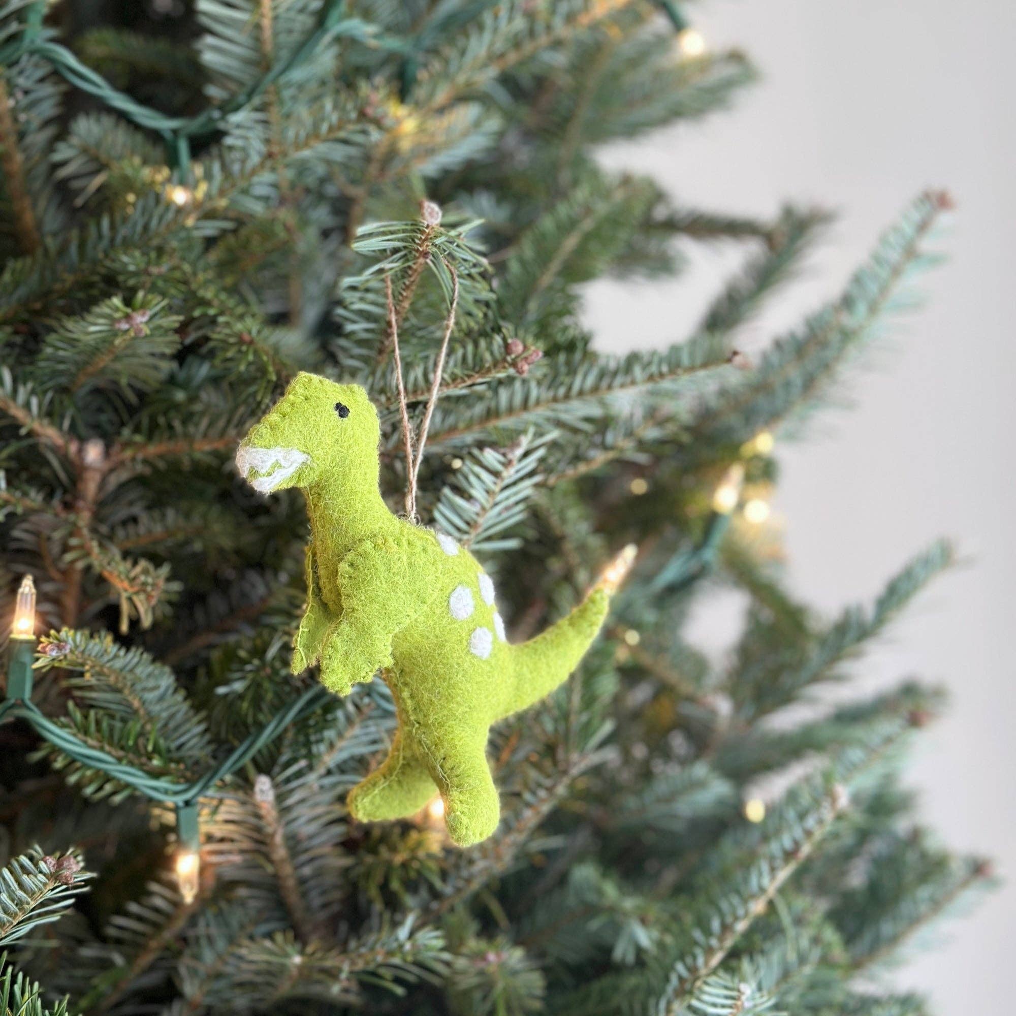 Ganapati Crafts Co. Felt Ornament - Dinosaur T-rex | Playroom Avenue