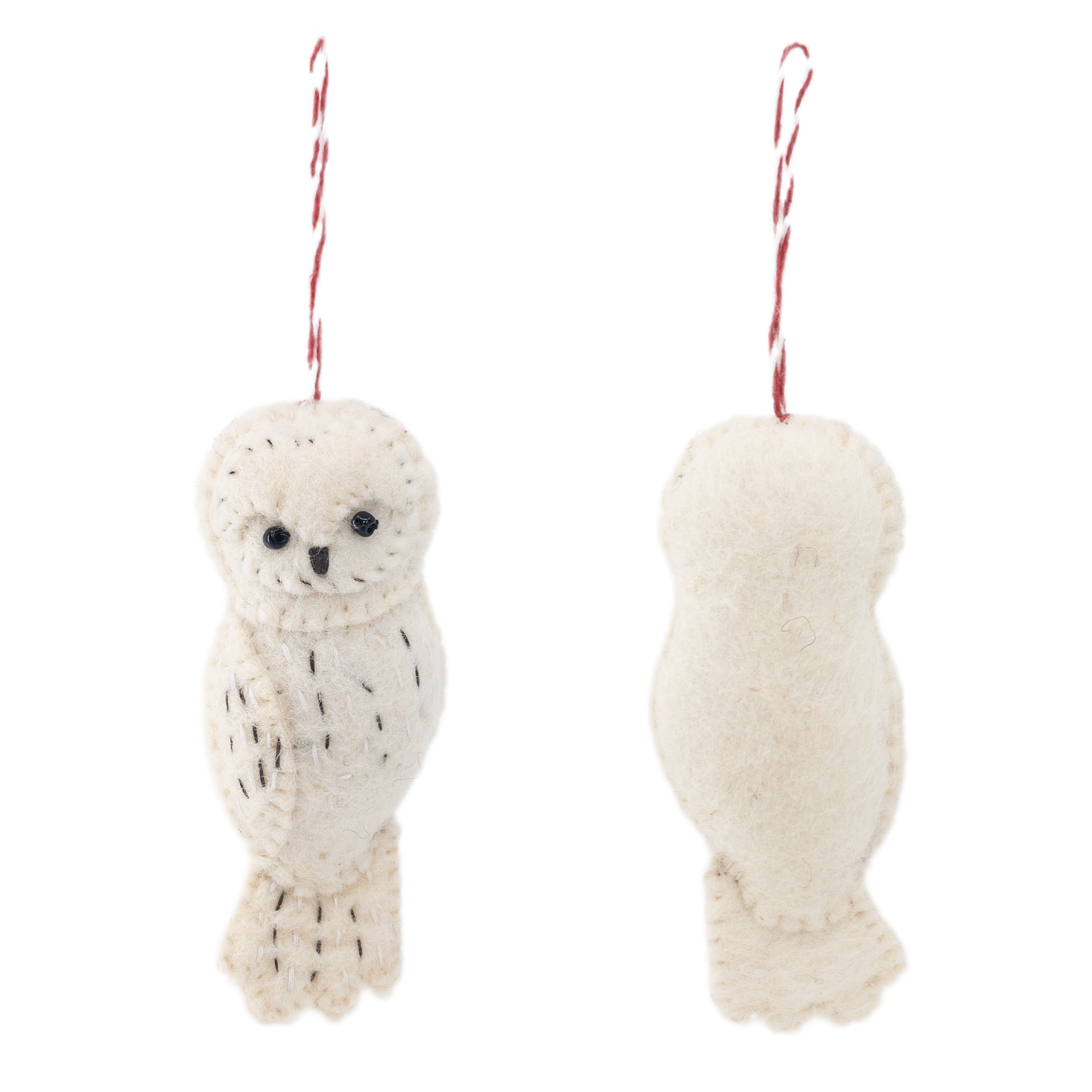 Ganapati Crafts Co. Felt Ornament - Owl Family | Playroom Avenue