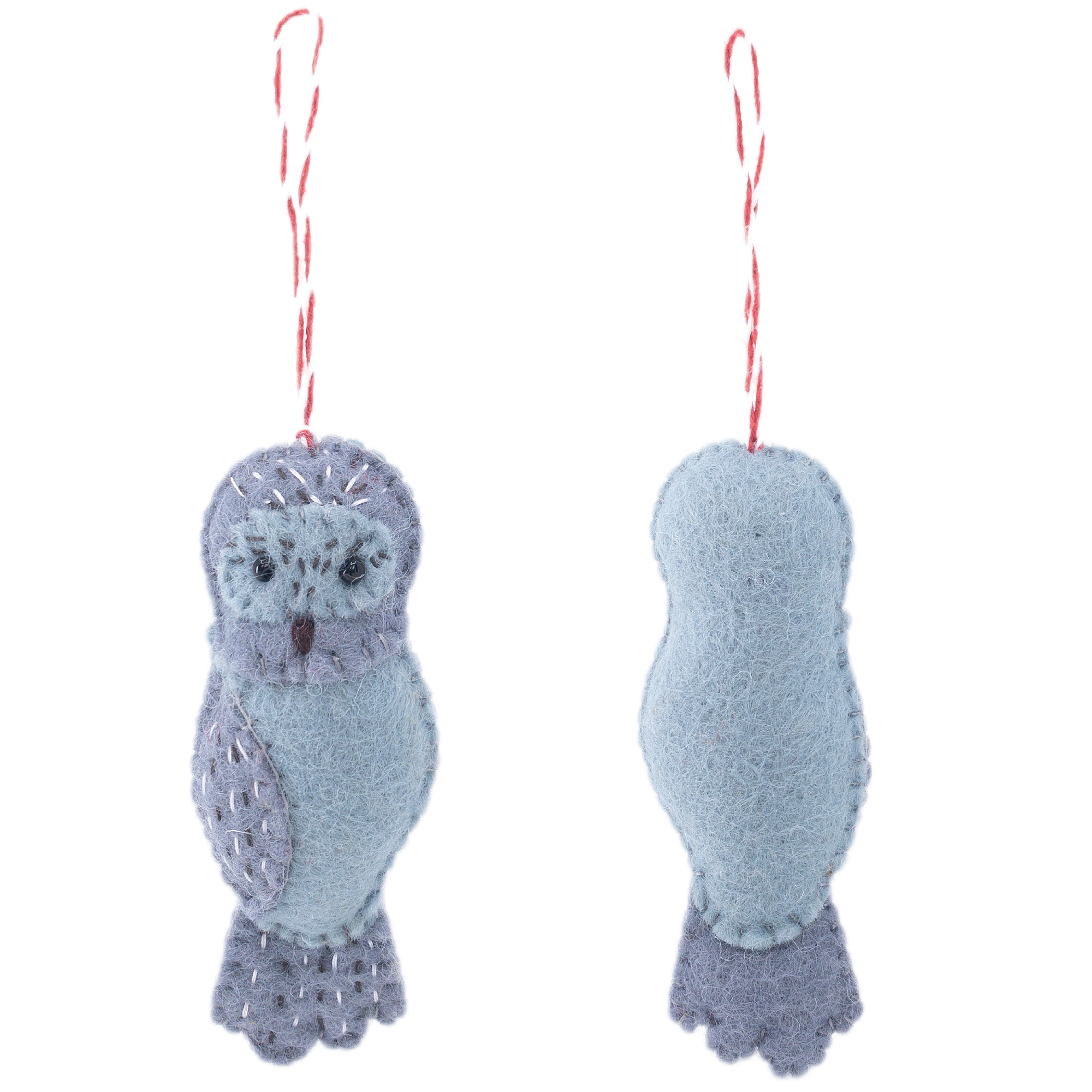 Ganapati Crafts Co. Felt Ornament - Owl Family | Playroom Avenue