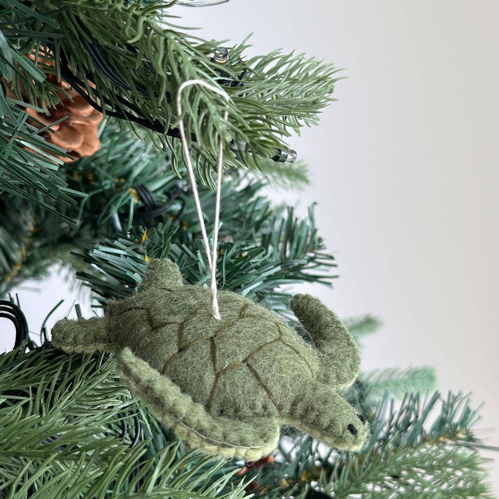 Ganapati Crafts Co. Felt Ornament - Sea Animals Theme / Sea Turtle | Playroom Avenue