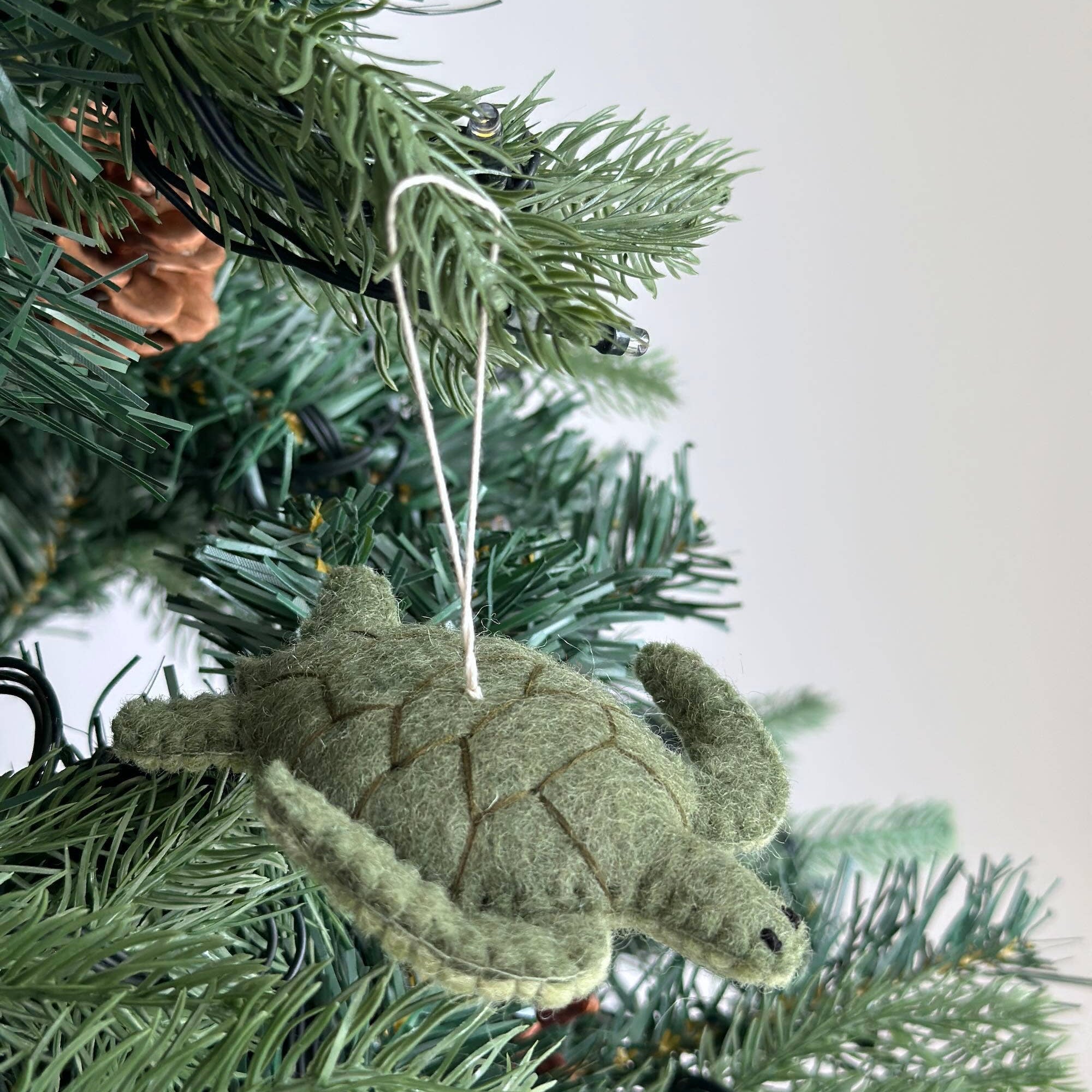 Ganapati Crafts Co. Felt Ornament - Sea Animals Theme / Sea Turtle | Playroom Avenue