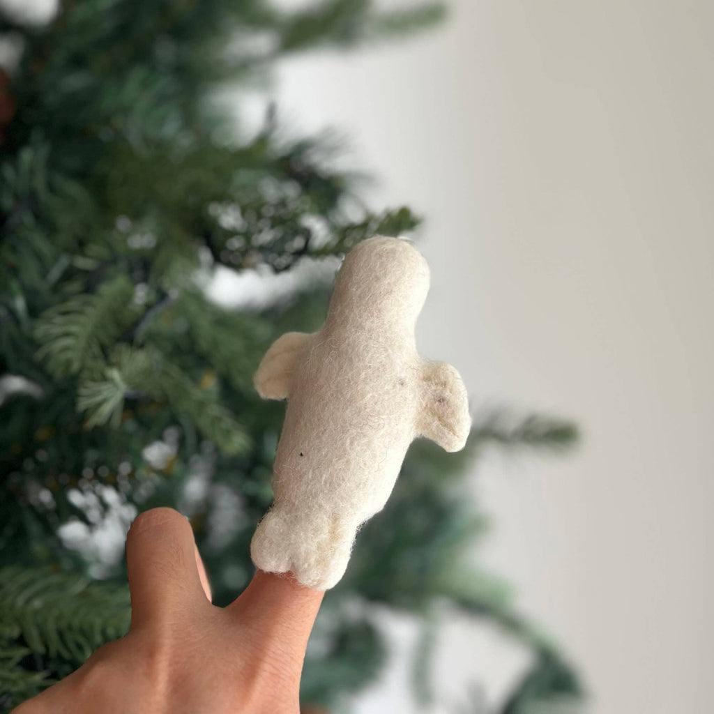 Ganapati Crafts Co. Finger Puppet: Seal | Playroom Avenue