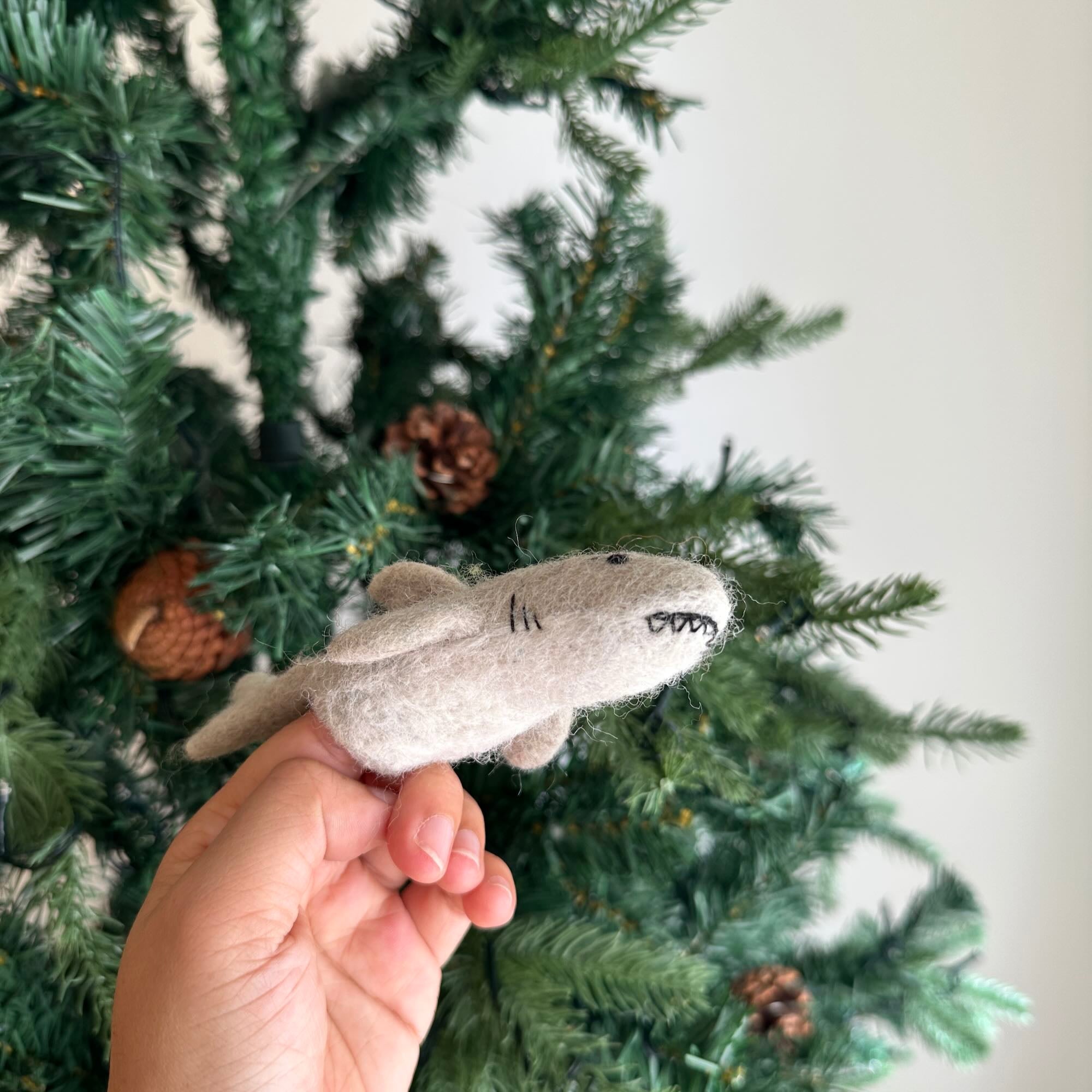 Ganapati Crafts Co. Finger Puppet: Shark | Playroom Avenue