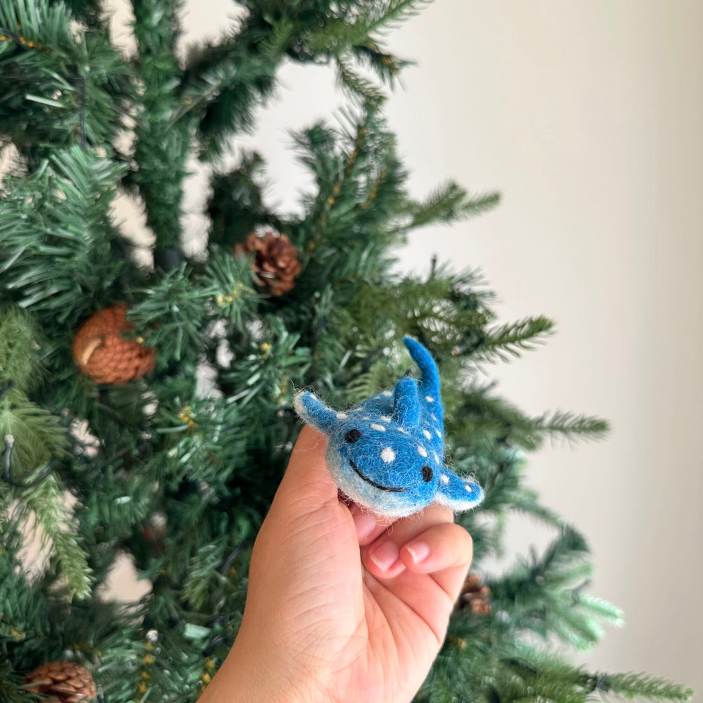 Ganapati Crafts Co. Finger Puppet: Whale Shark | Playroom Avenue