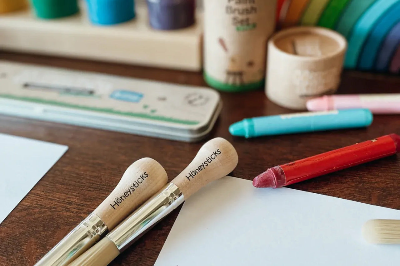 Honeysticks My First Paint Brush Set - 3 Pack | Playroom Avenue