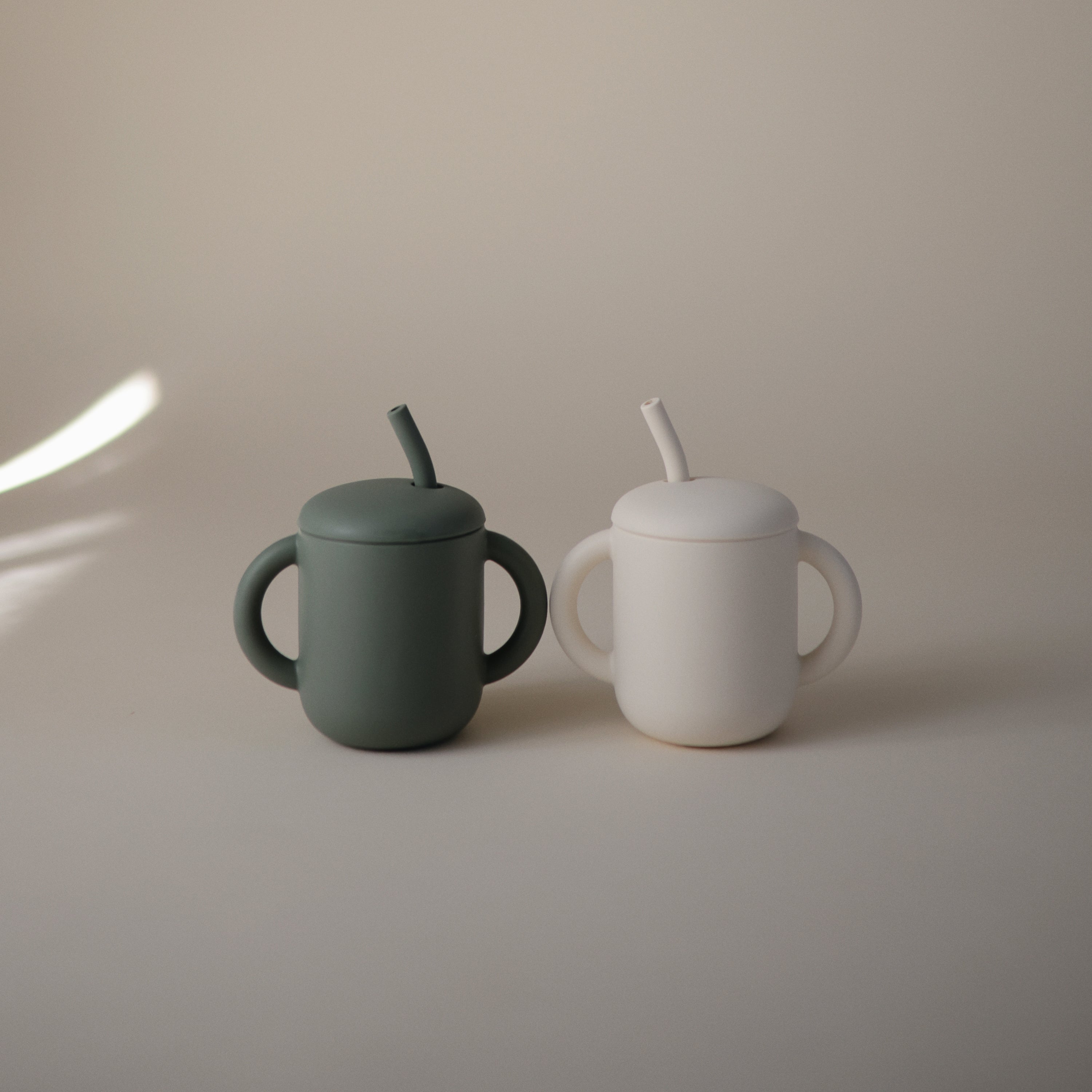 Mushie Silicone Training Cup + Straw | Playroom Avenue