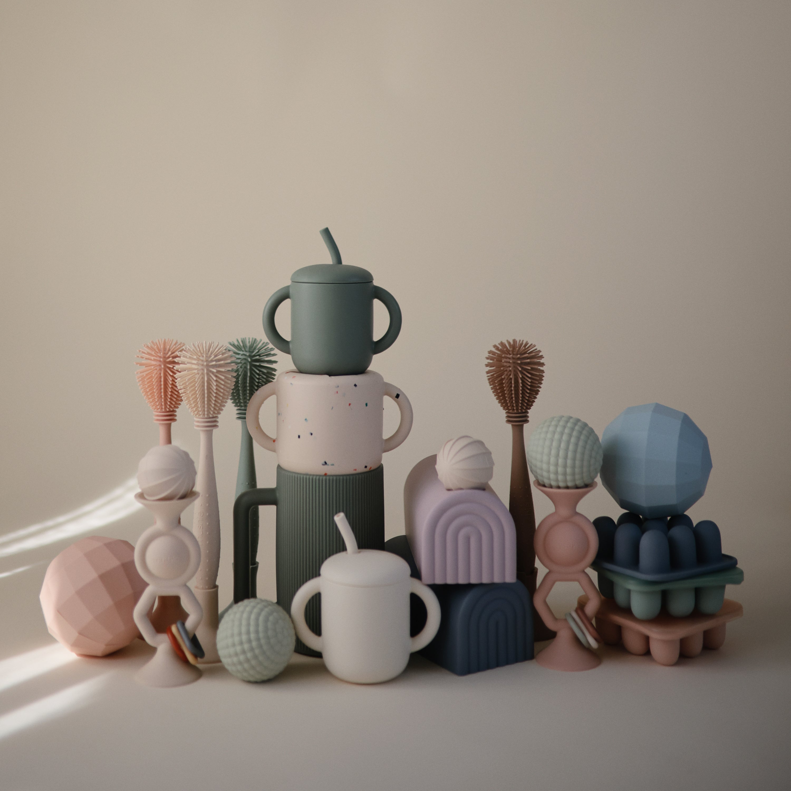 Mushie Silicone Training Cup + Straw | Playroom Avenue