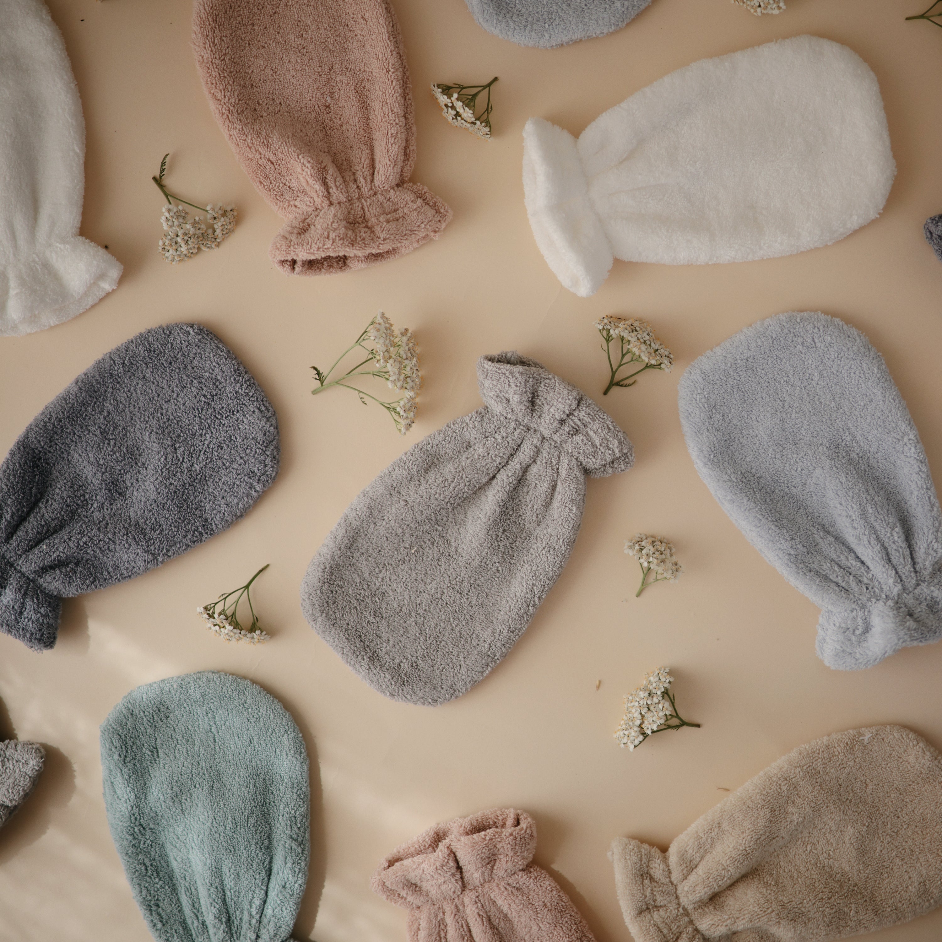 Mushie Organic Cotton Bath Mitt | Playroom Avenue