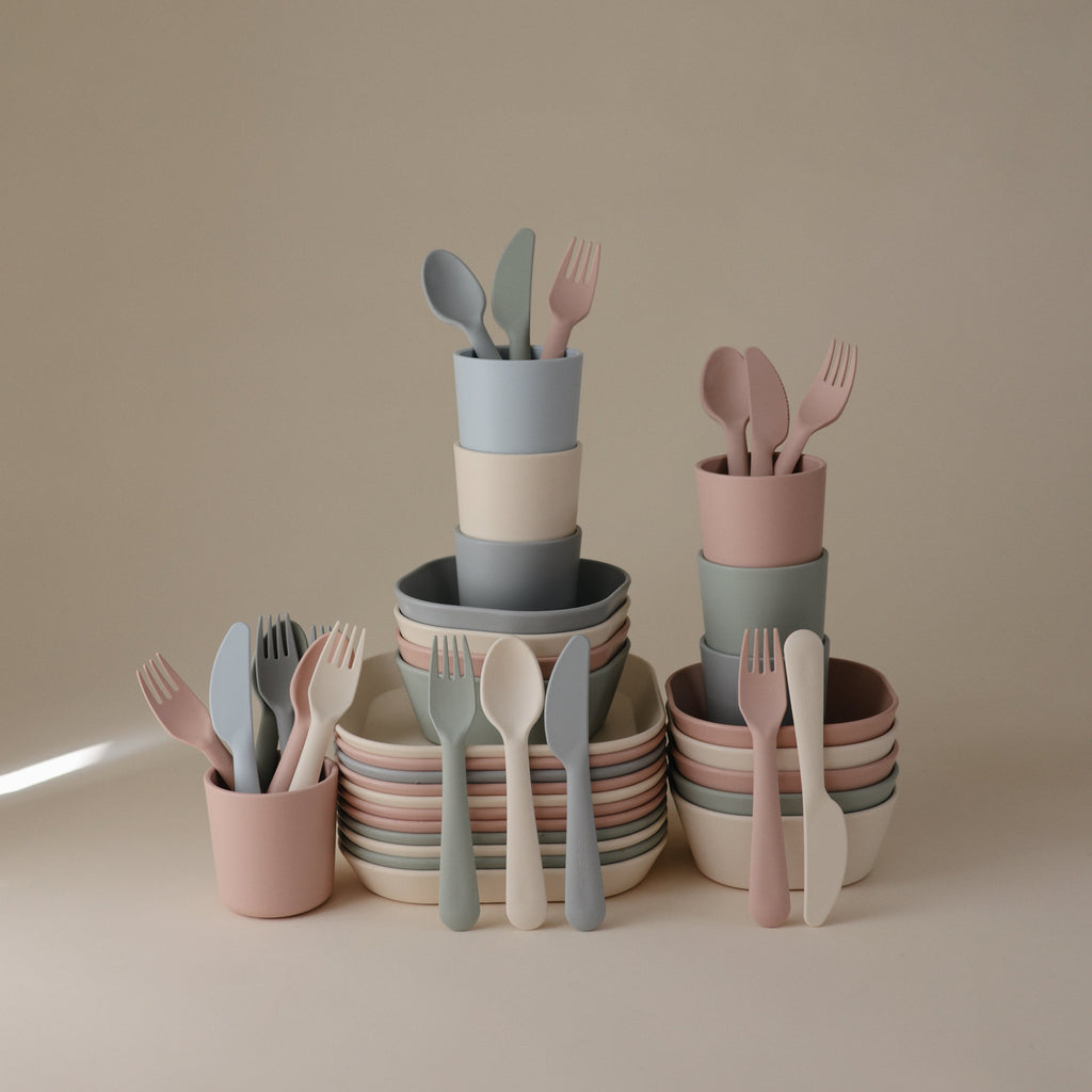 Mushie Dinnerware Cutlery Set | Playroom Avenue