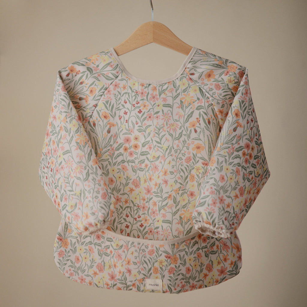 Mushie Long Sleeve Bib | Playroom Avenue
