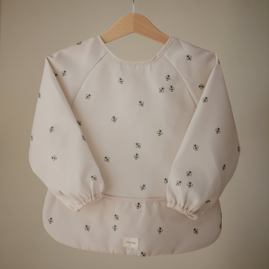 Mushie Long Sleeve Bib | Playroom Avenue