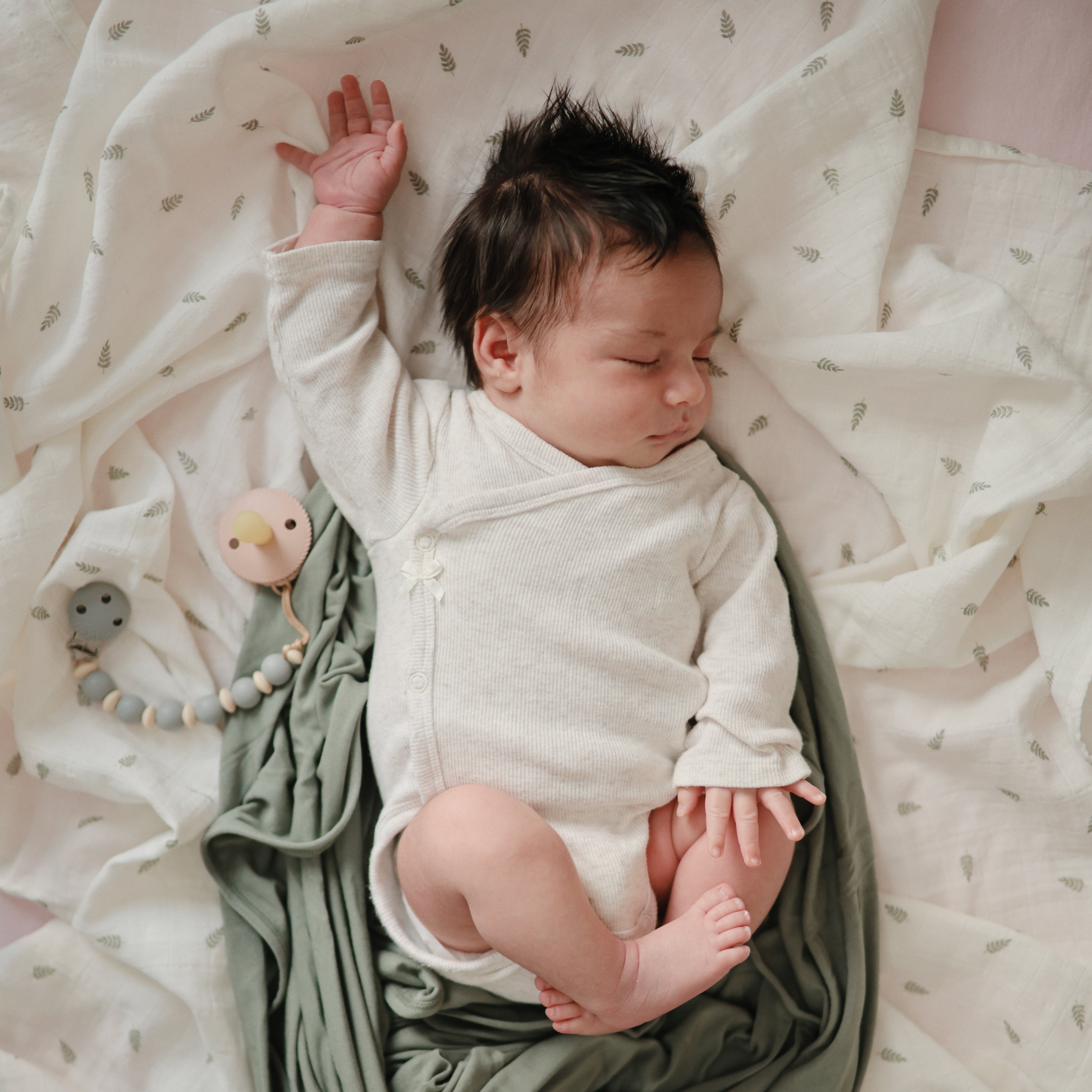 Mushie Organic Cotton Muslin Swaddle Blanket | Playroom Avenue