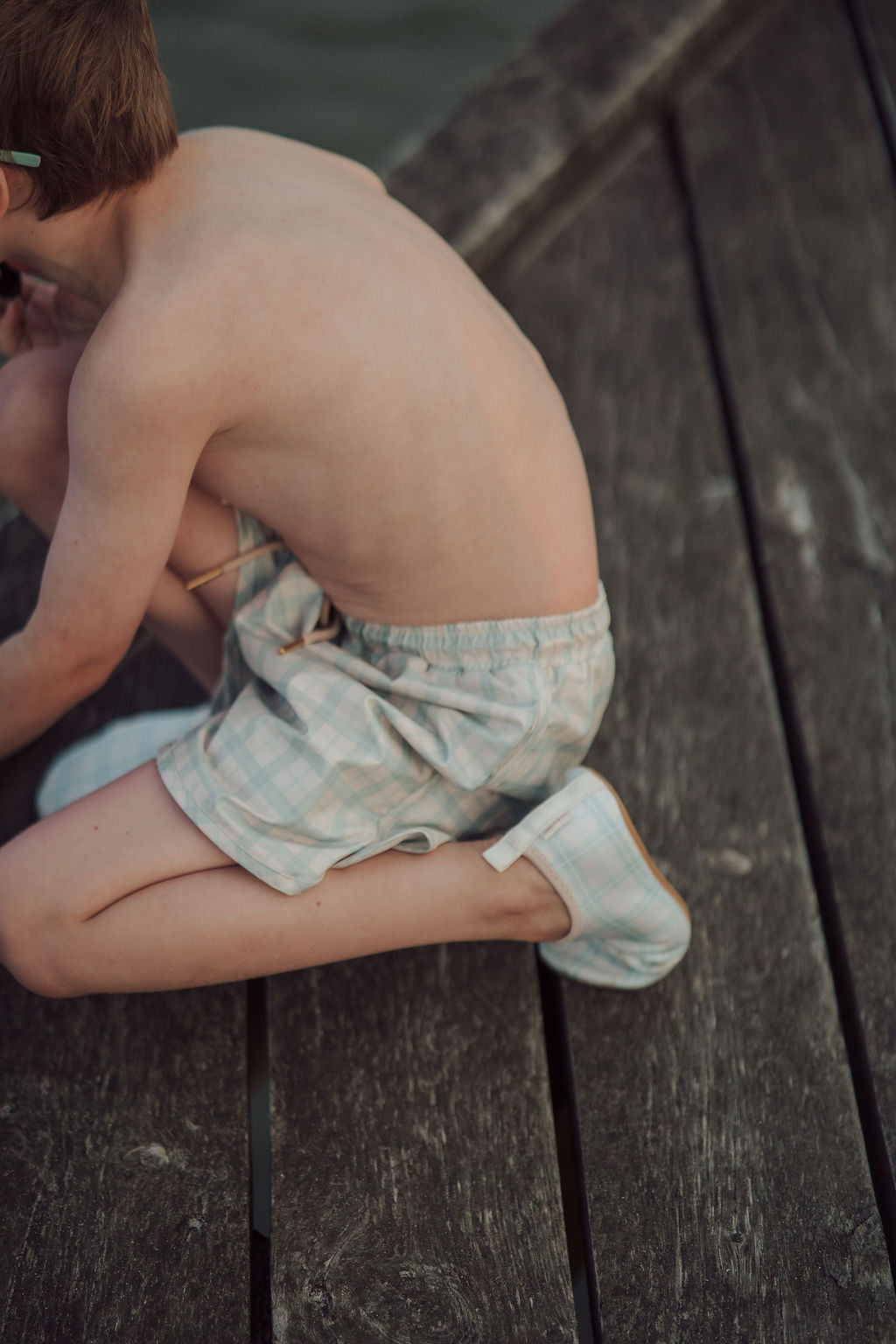 GRECH & CO. Swim Shoes | Fern Plaid