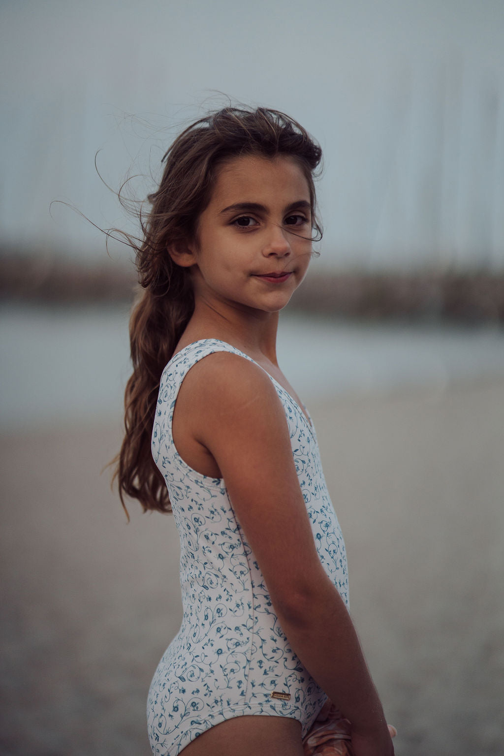 GRECH & CO. Sweetheart 1 Piece Swimsuit | UPF + Recycled - Scandi Floral | Playroom Avenue