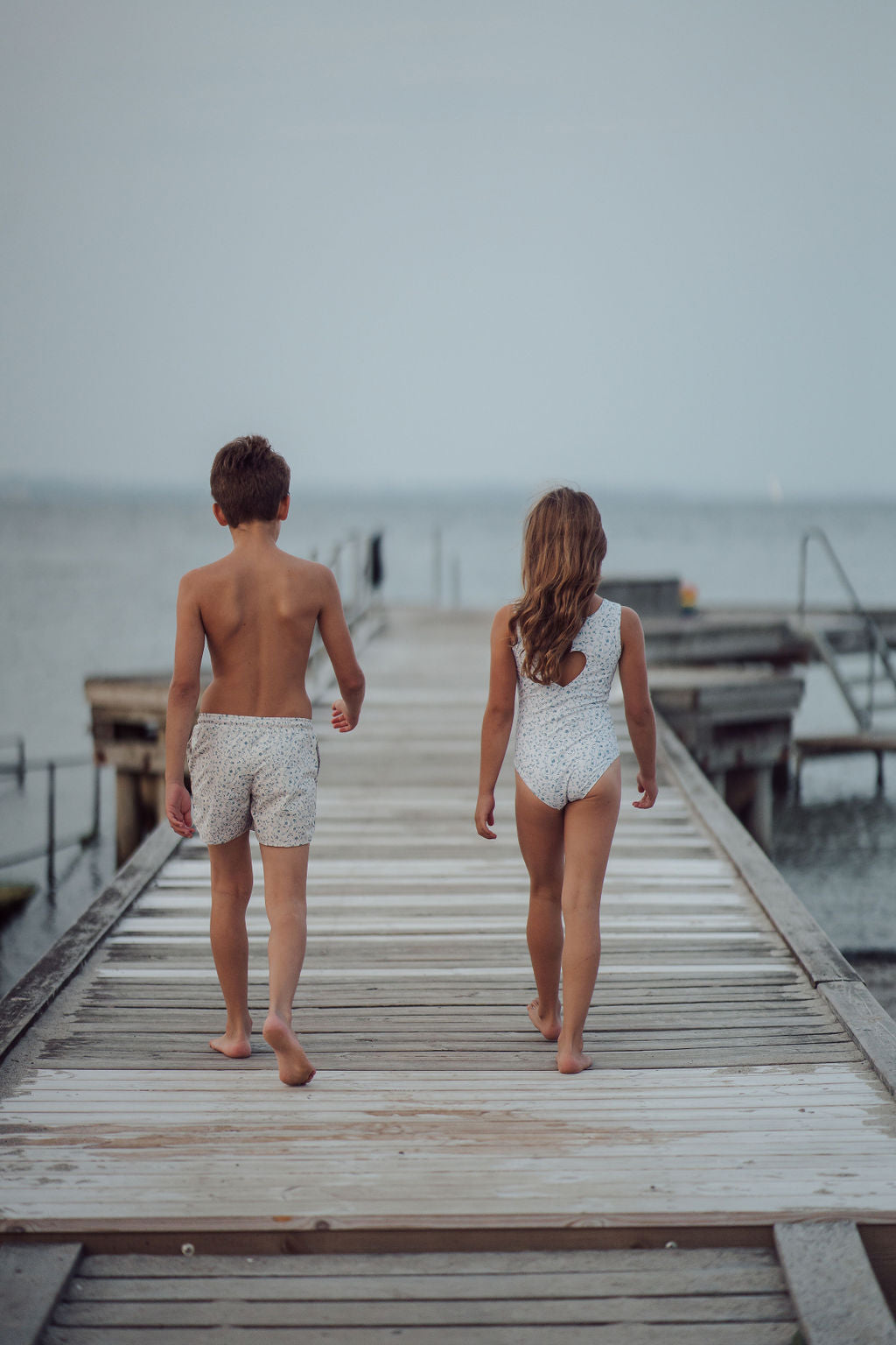 GRECH & CO. Swim Trunks | UPF + Recycled - Scandi Floral | Playroom Avenue