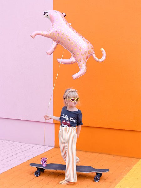 Ellie's Party Supply Pink Leopard Balloon | Playroom Avenue