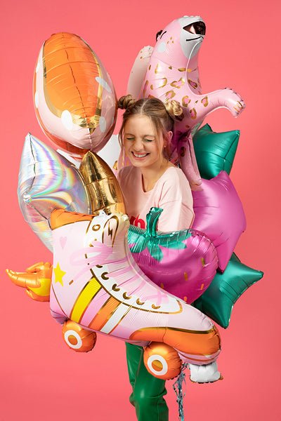 Ellie's Party Supply Pink Leopard Balloon | Playroom Avenue