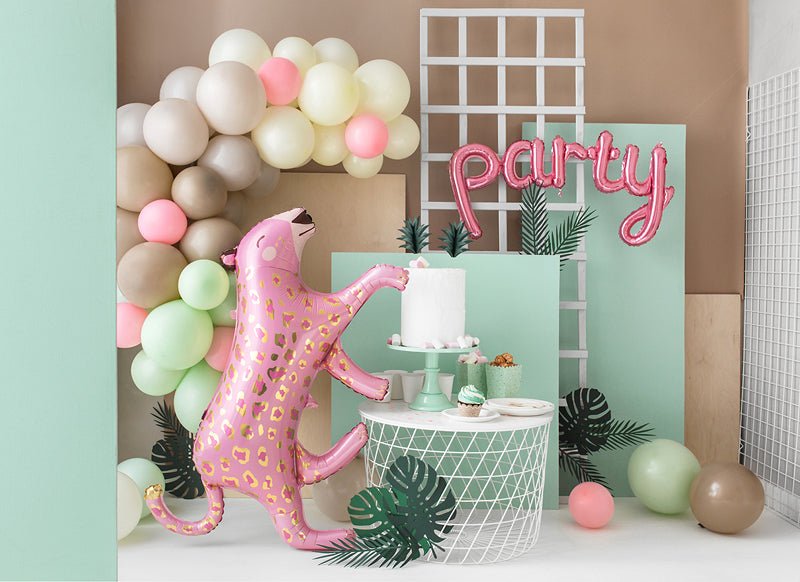 Ellie's Party Supply Pink Leopard Balloon | Playroom Avenue