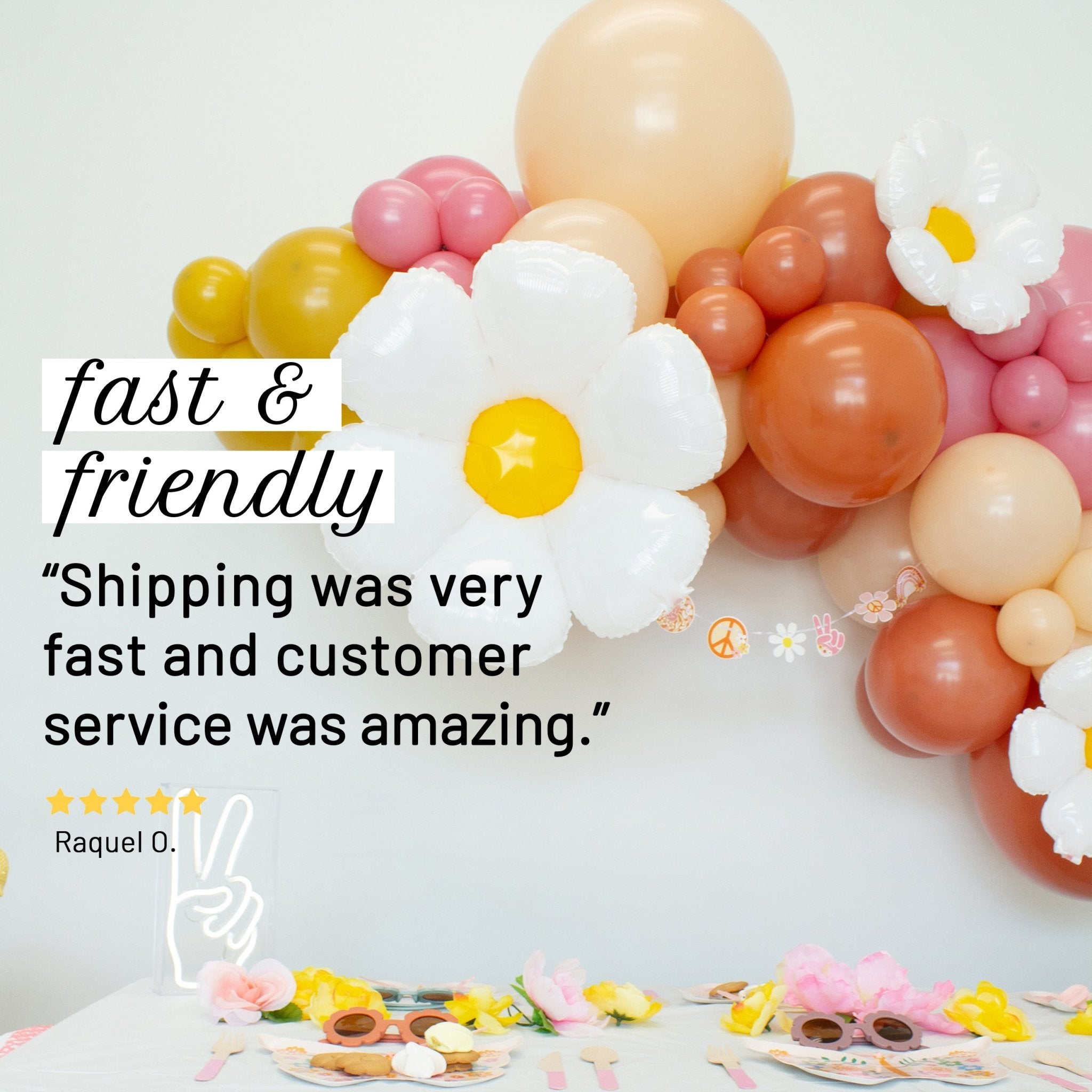 Ellie's Party Supply Groovy Balloon Garland Kit – Retro Party Decor | Playroom Avenue