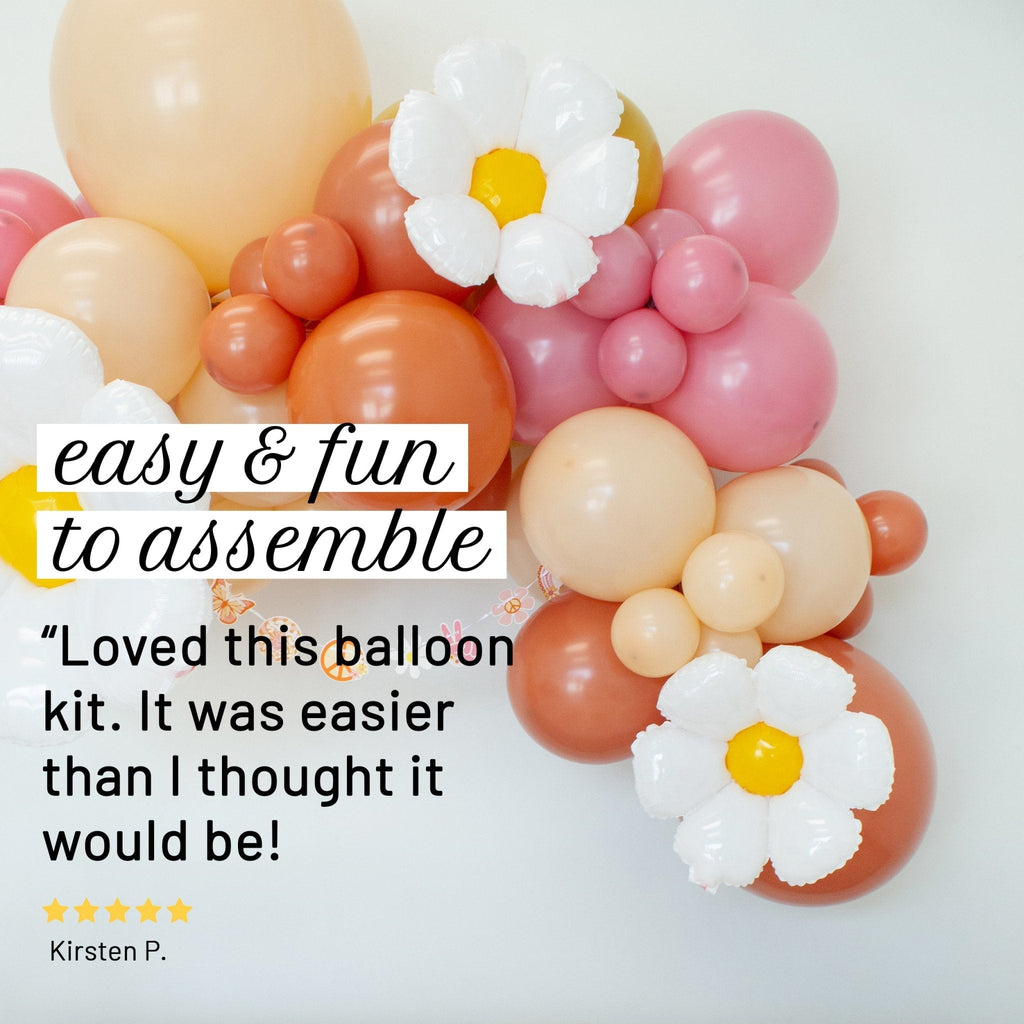 Ellie's Party Supply Groovy Balloon Garland Kit – Retro Party Decor | Playroom Avenue