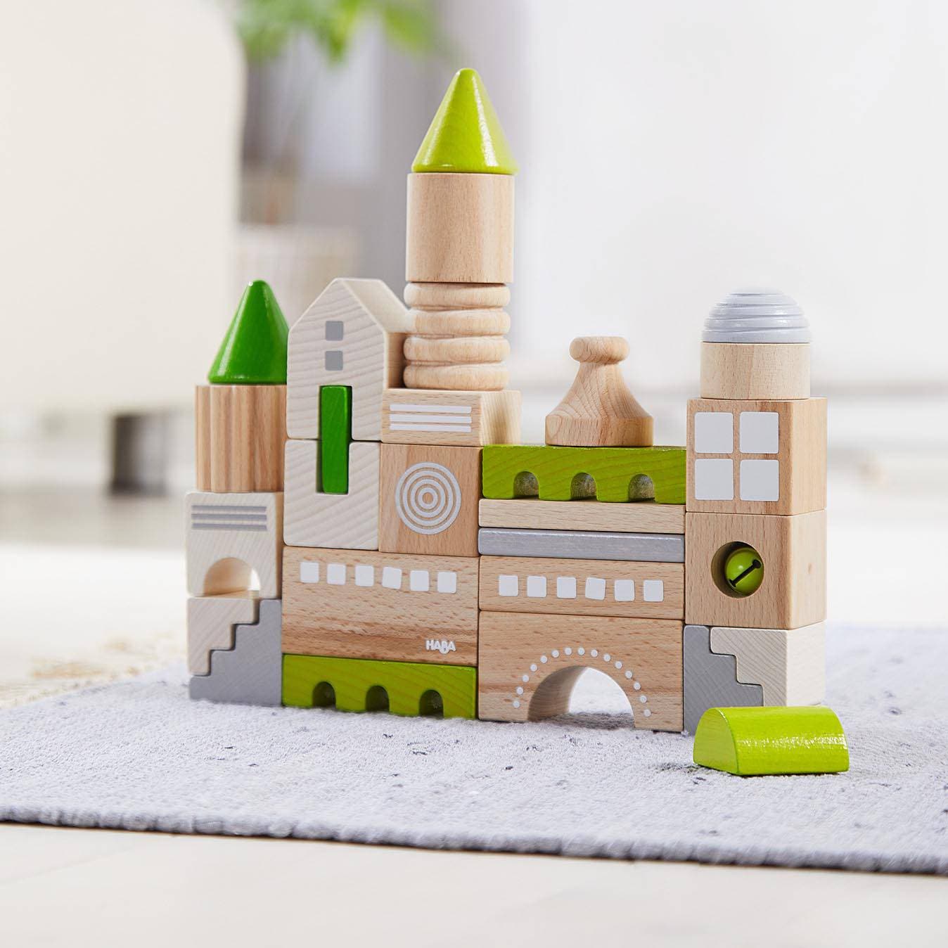 HABA Coburg 28 Piece Wooden Building Blocks | Playroom Avenue