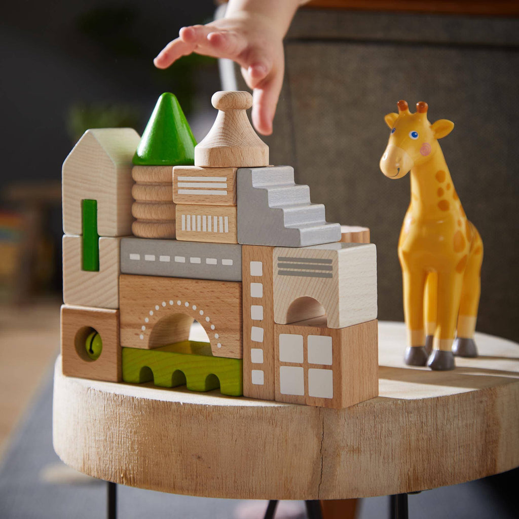 HABA Coburg 28 Piece Wooden Building Blocks | Playroom Avenue