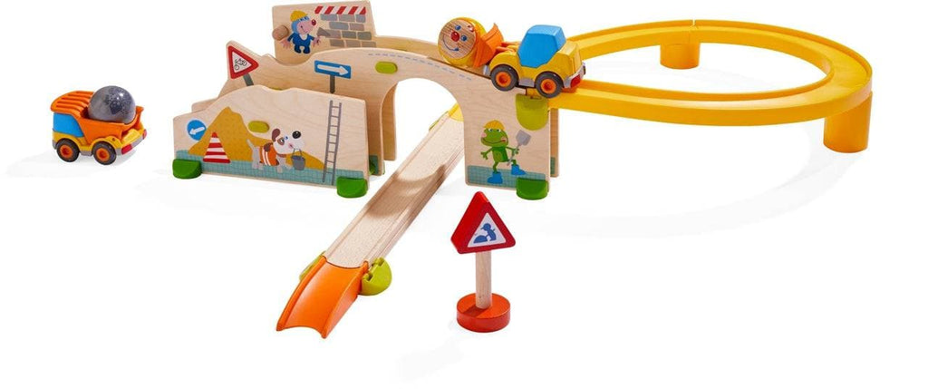 HABA Kullerbu Construction Site Track Starter Set - Themed Ball Track | HABA USA