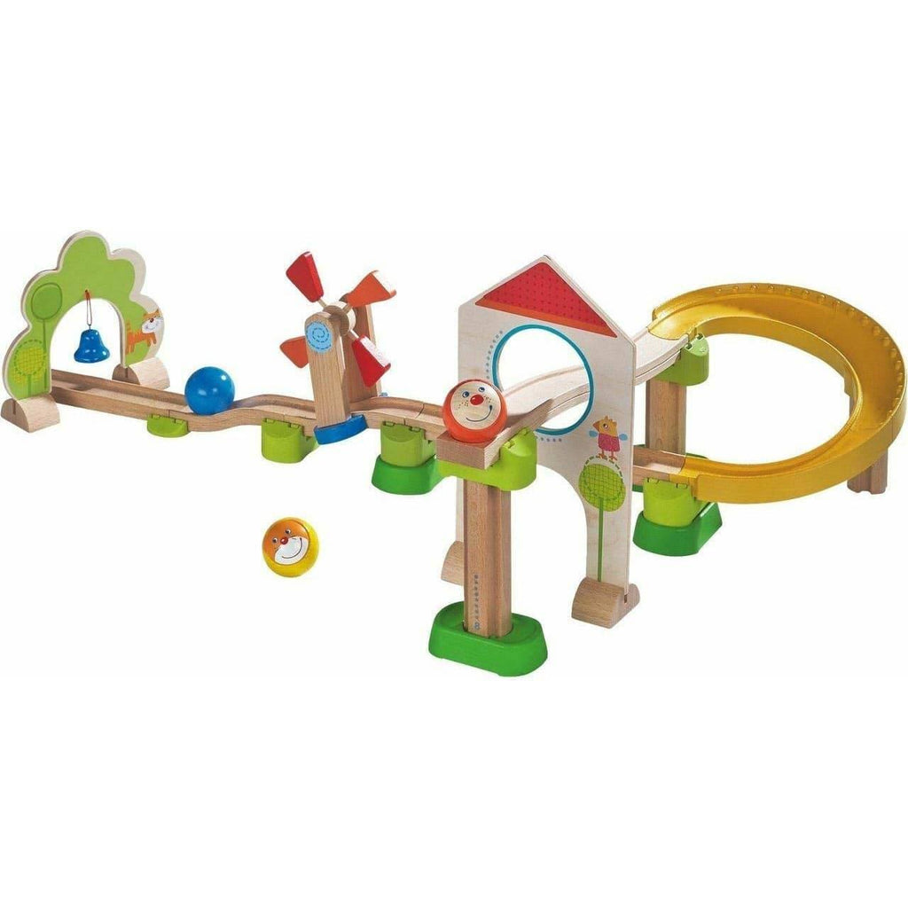 HABA Kullerbu Windmill 25 Piece Starter Track Set - Ball Track System