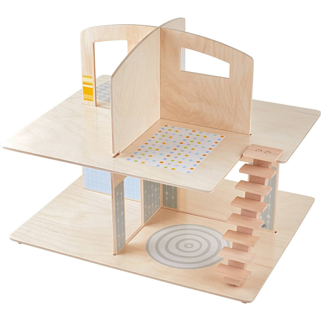 HABA Little Friends Dollhouse Town Villa with Furniture | Playroom Avenue