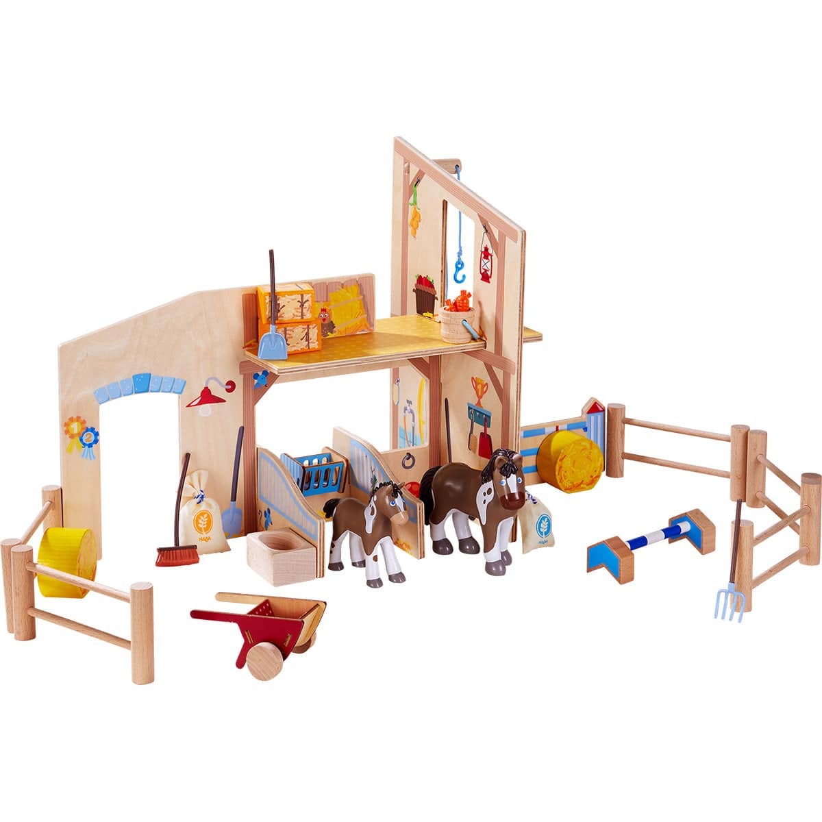 HABA Little Friends Happy Horse Riding Stable