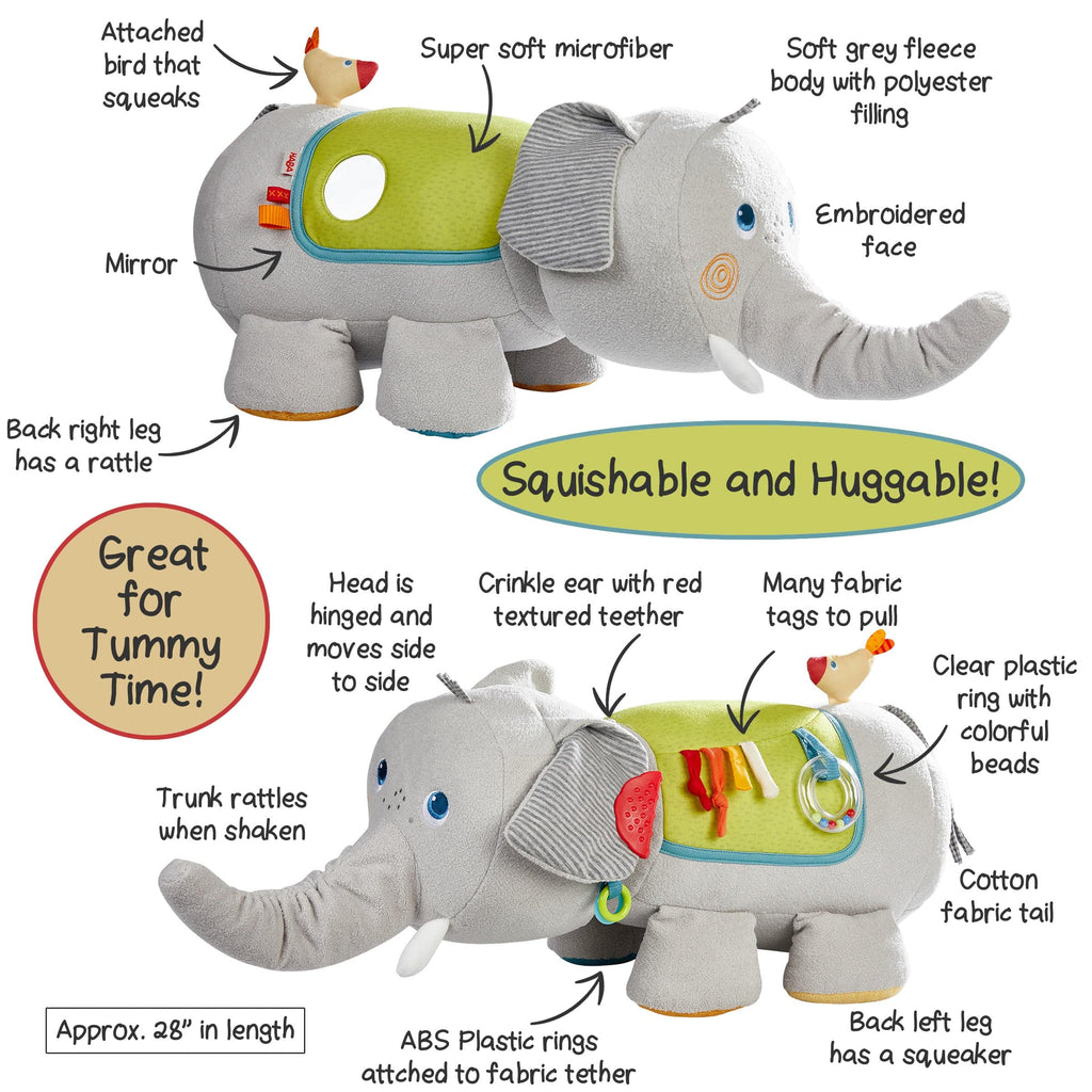 HABA Elephant Discovery Pillow | Playroom Avenue