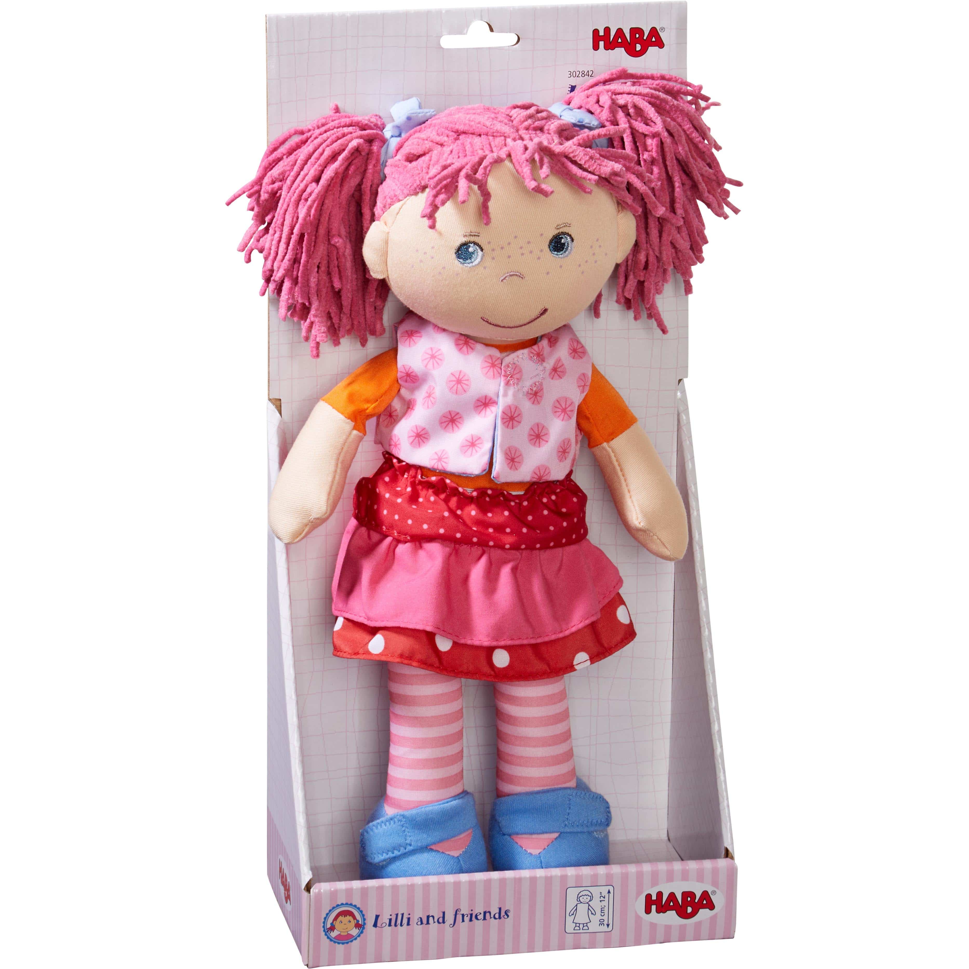 HABA Lilli-Lou 12" Soft Doll | Playroom Avenue