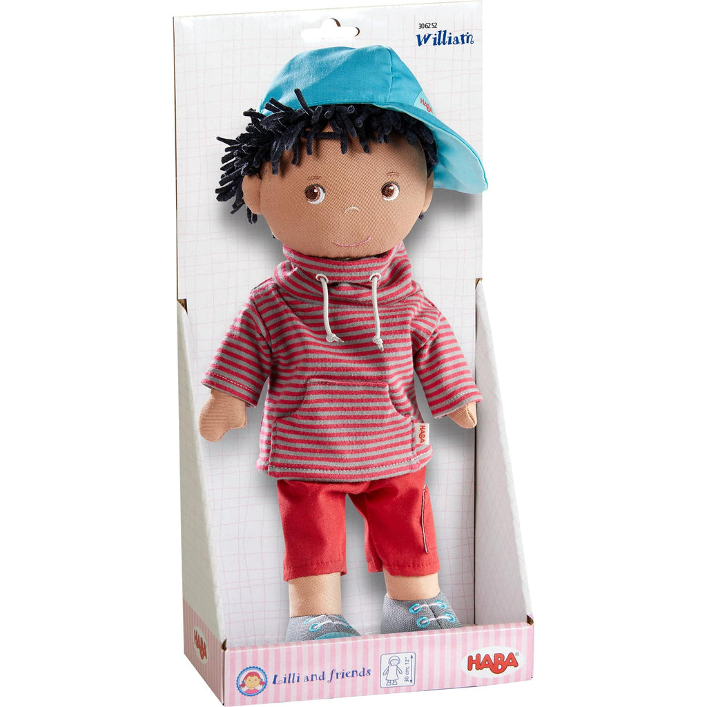 HABA William 12" Soft Boy Doll | Playroom Avenue