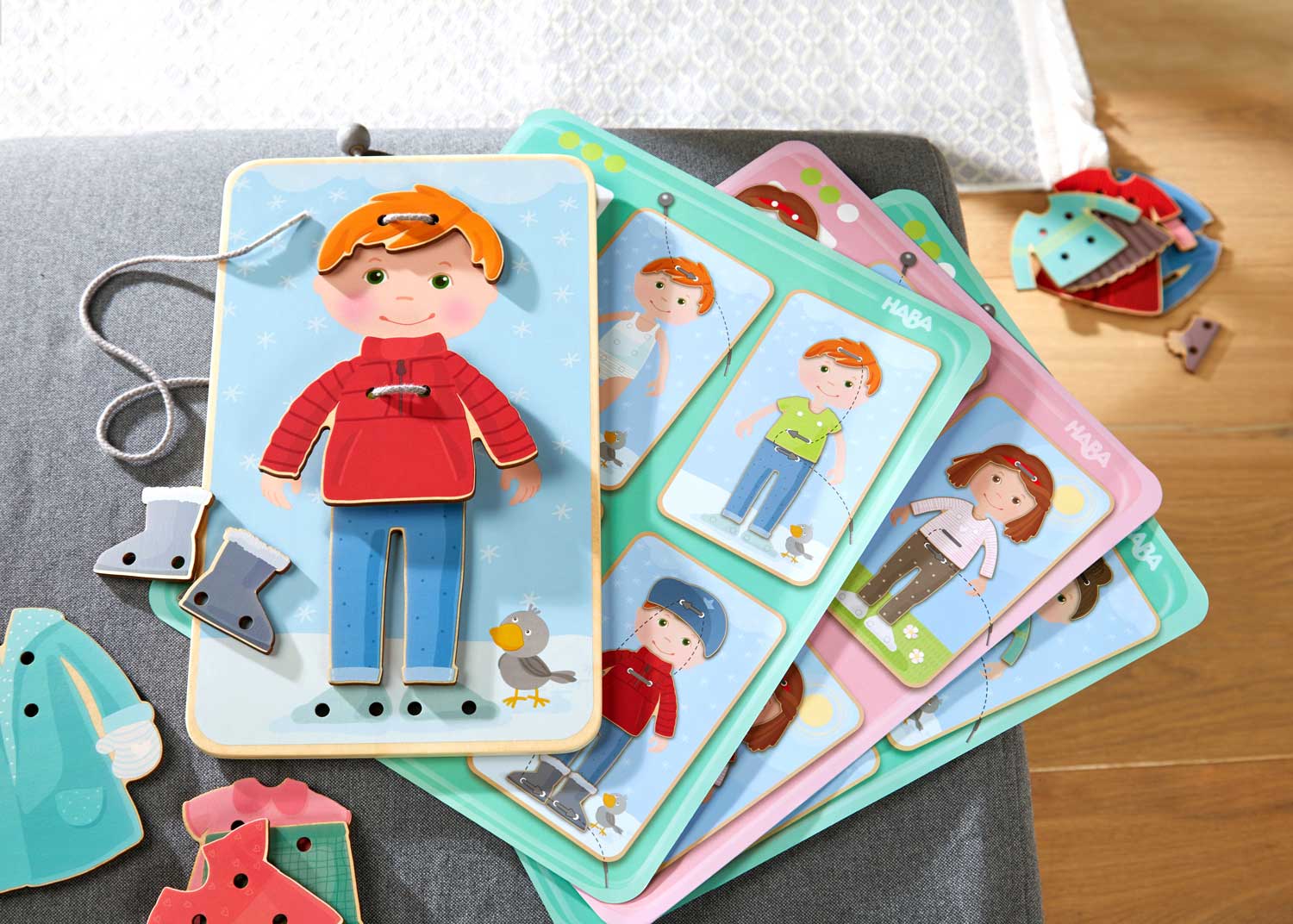 HABA My First Threading Game – Dress Up Fun | Playroom Avenue