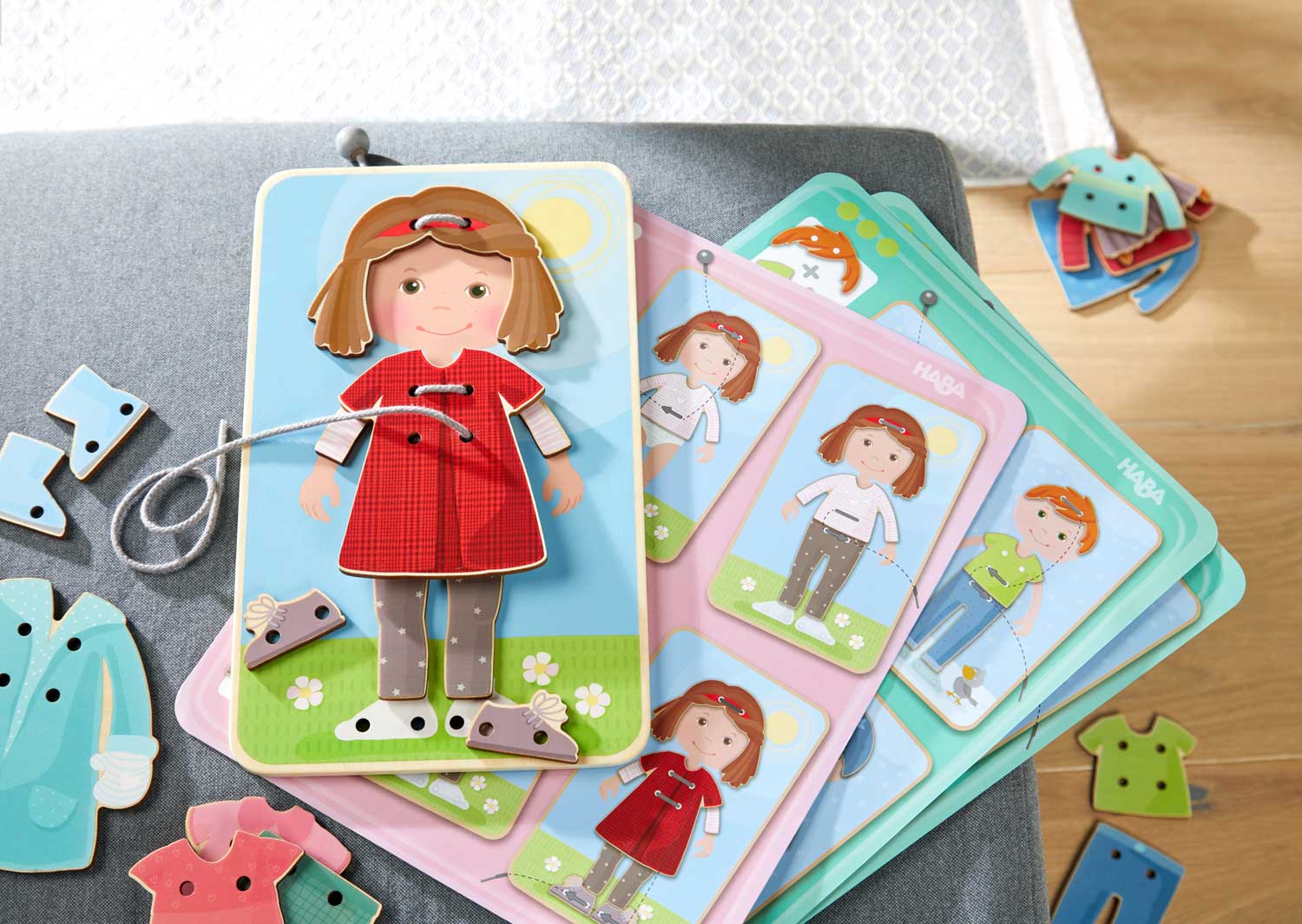 HABA My First Threading Game – Dress Up Fun | Playroom Avenue