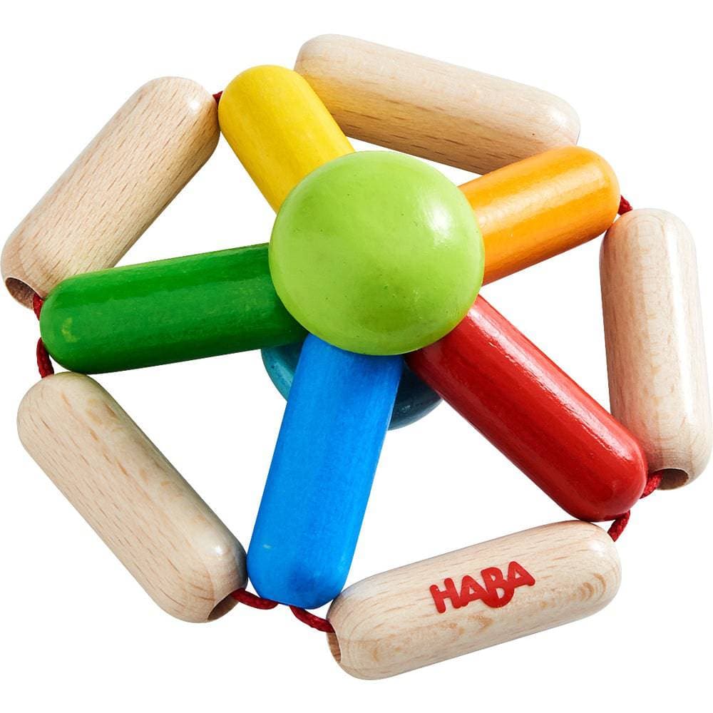 HABA Color Carousel Wooden Baby Rattle | Playroom Avenue