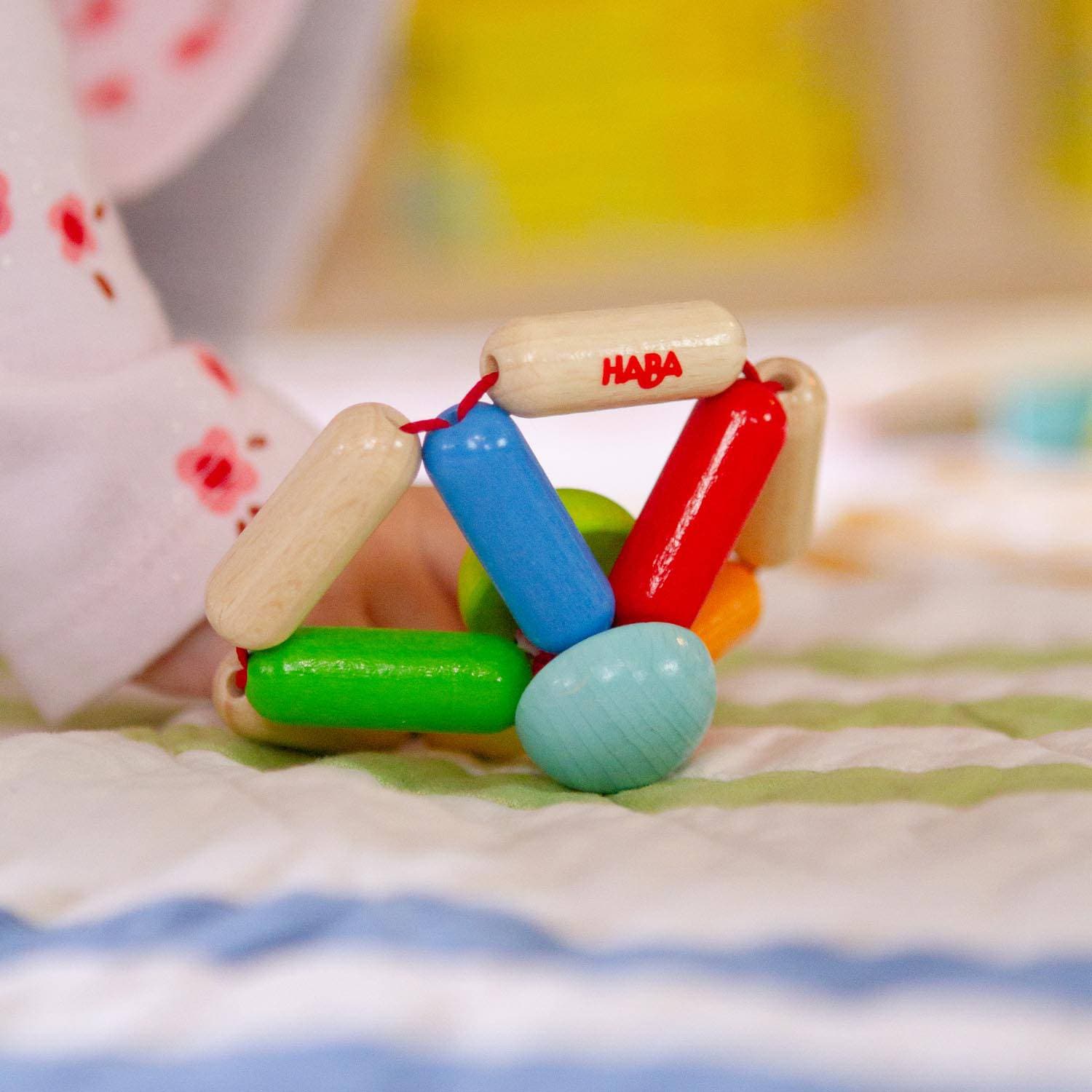 HABA Color Carousel Wooden Baby Rattle | Playroom Avenue