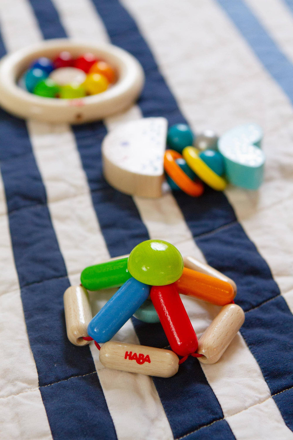 HABA Color Carousel Wooden Baby Rattle | Playroom Avenue