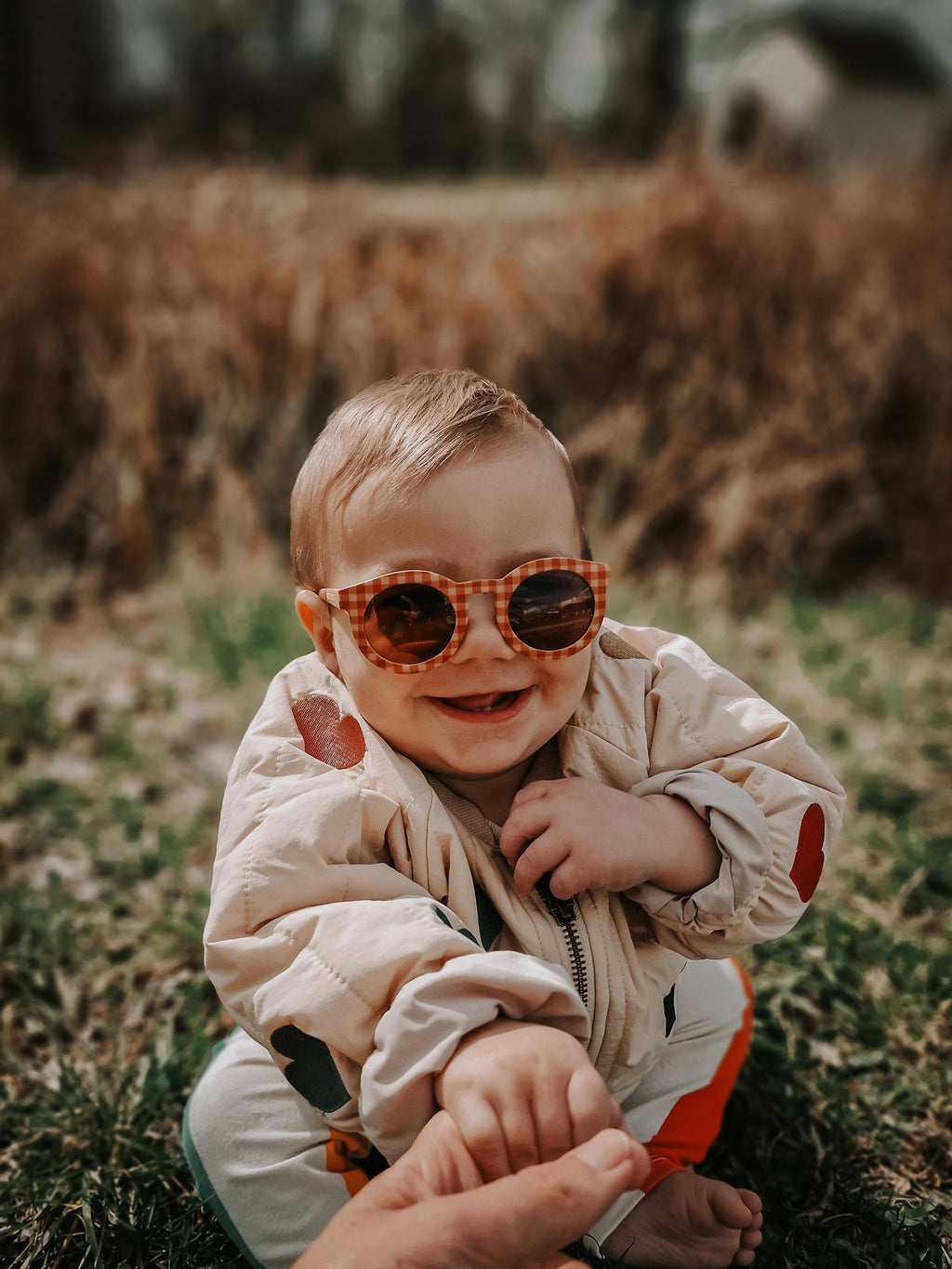 GRECH & CO. Classic | Sustainable Sunglasses | Plant-Based Bendable Polarized - Baby | 0-2 Y | Playroom Avenue