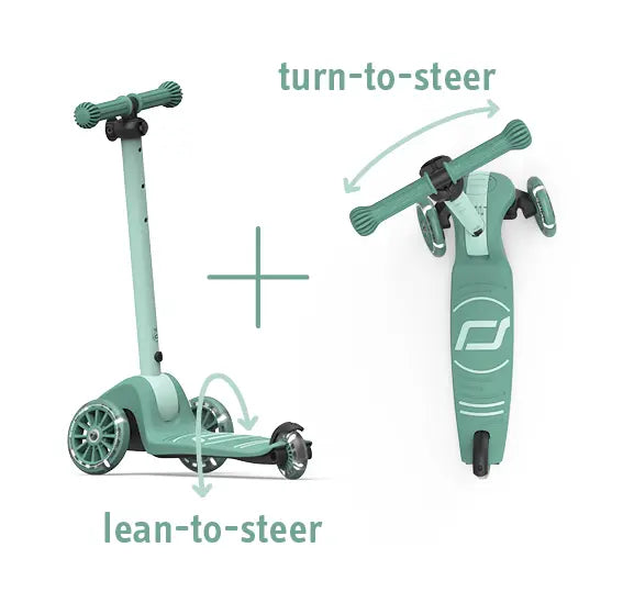 Scoot and Ride Highwaykick 3S Kids Scooter – Forest | Playroom Avenue