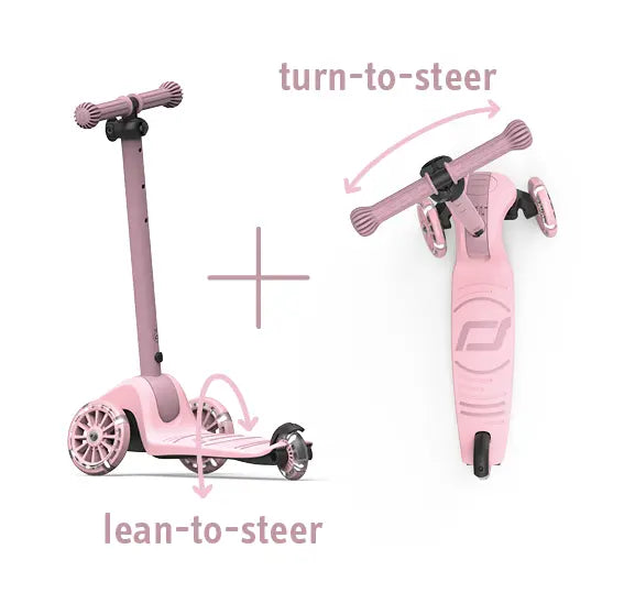 Scoot and Ride Highwaykick 3S Kids Scooter – Rose | Playroom Avenue