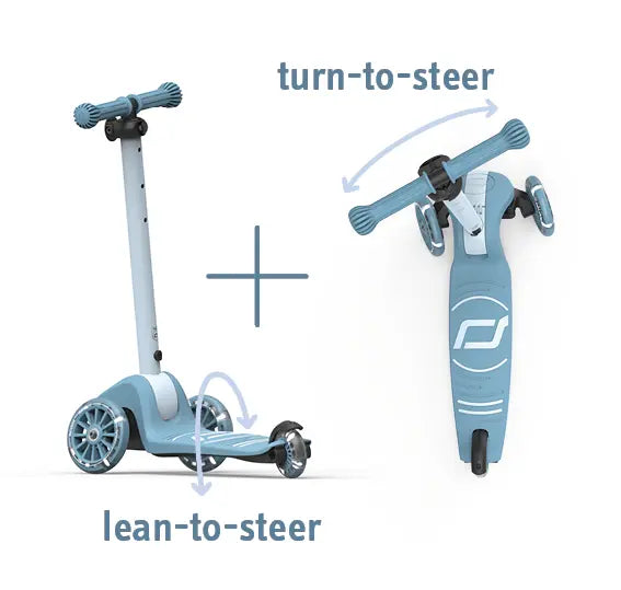Scoot and Ride Highwaykick 3S Kids Scooter – Steel | Playroom Avenue