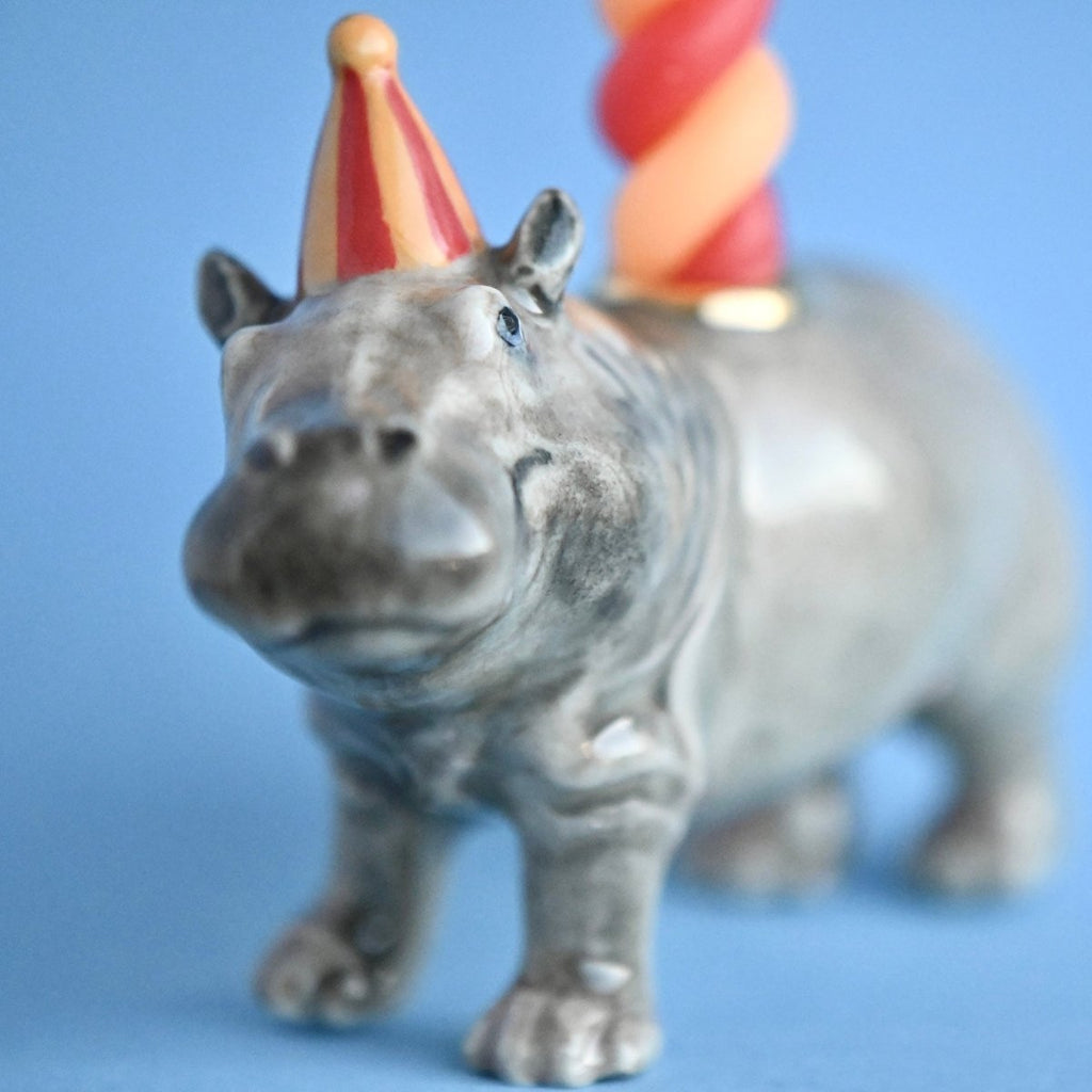 Camp Hollow Hippo Cake Topper | Playroom Avenue